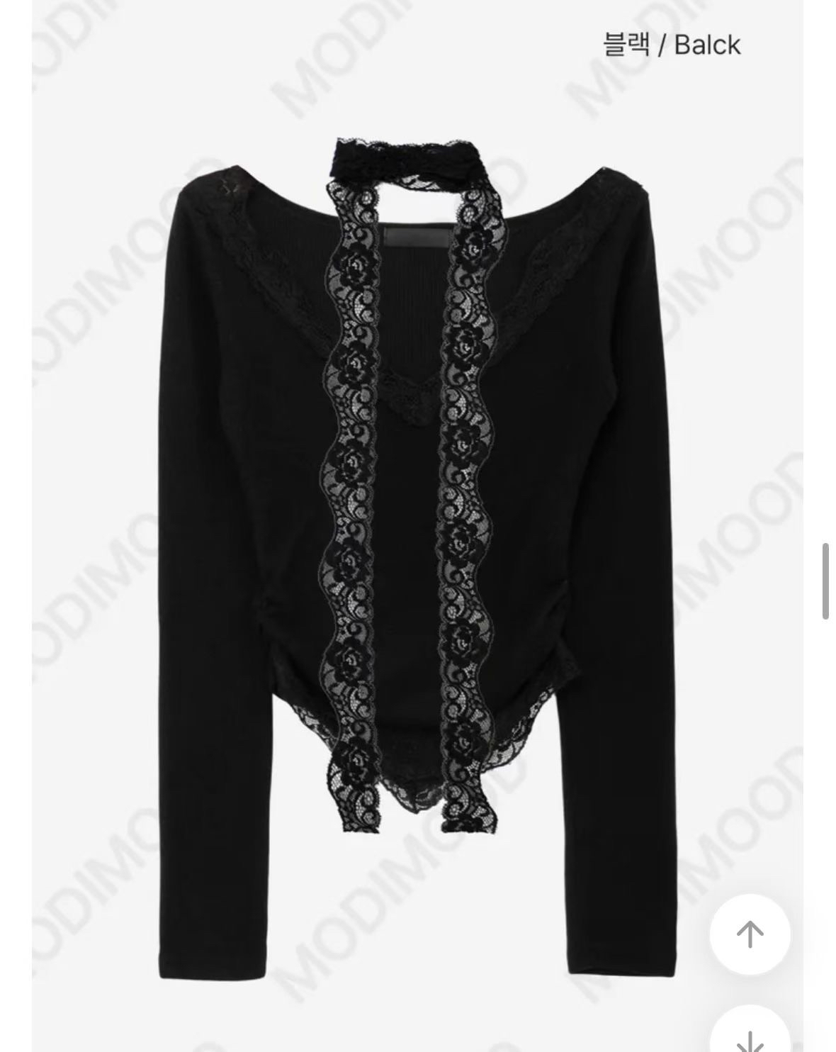 【 店主自留!🩶 | 極致精緻玫瑰花LACE🪡親膚修腰倒V上衣連頸帶套裝♡】 Rose Lace Top Set(三色入)