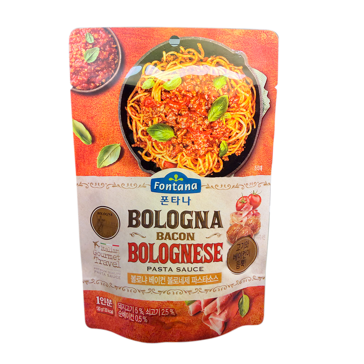 Sempio Bologna Bacon Bolognese Pasta 培根煙肉蕃茄 意粉醬 130g - 1包