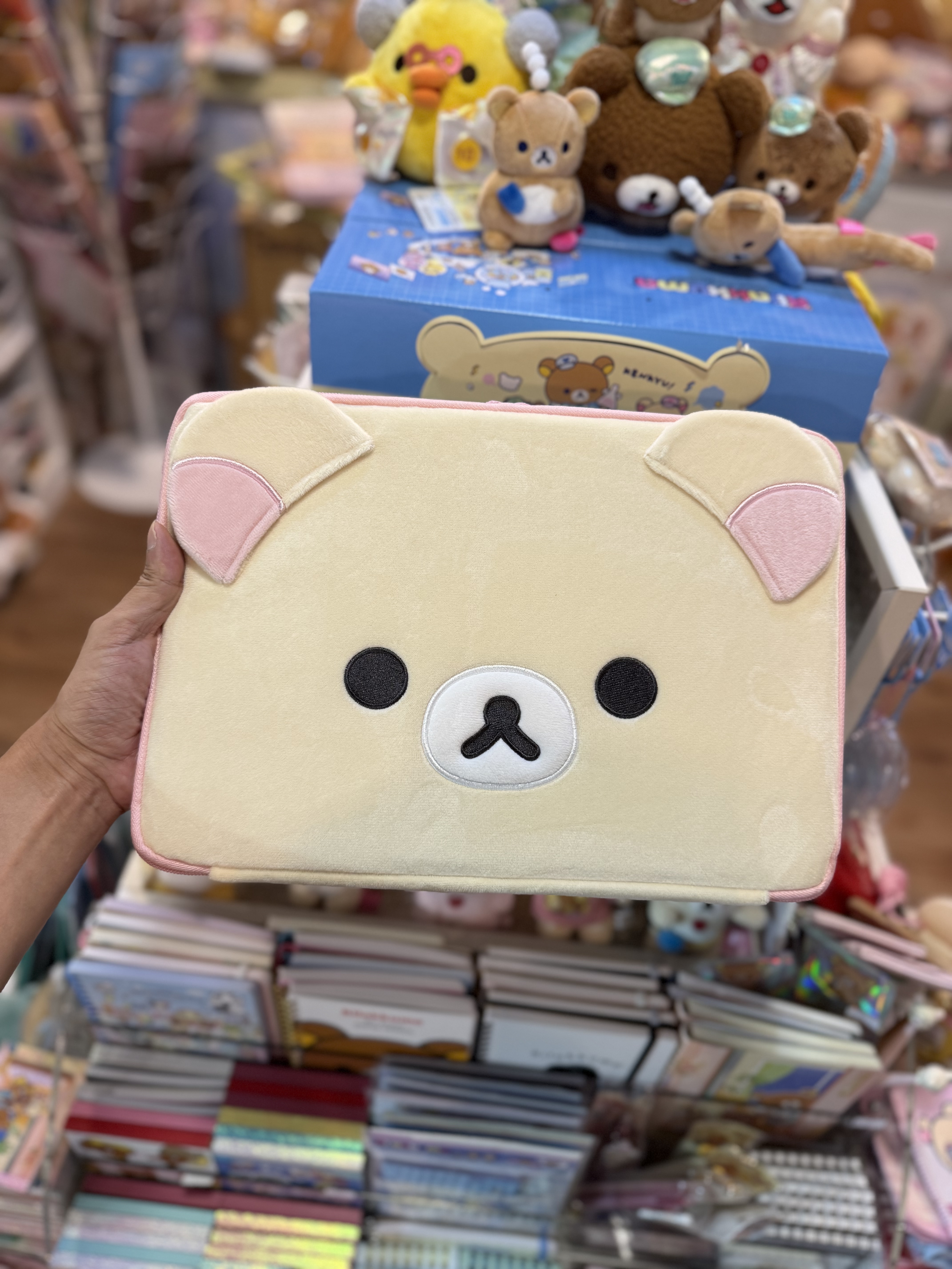 《現貨》全新日本限定Rilakkuma /小白熊平板電腦及配件收納袋