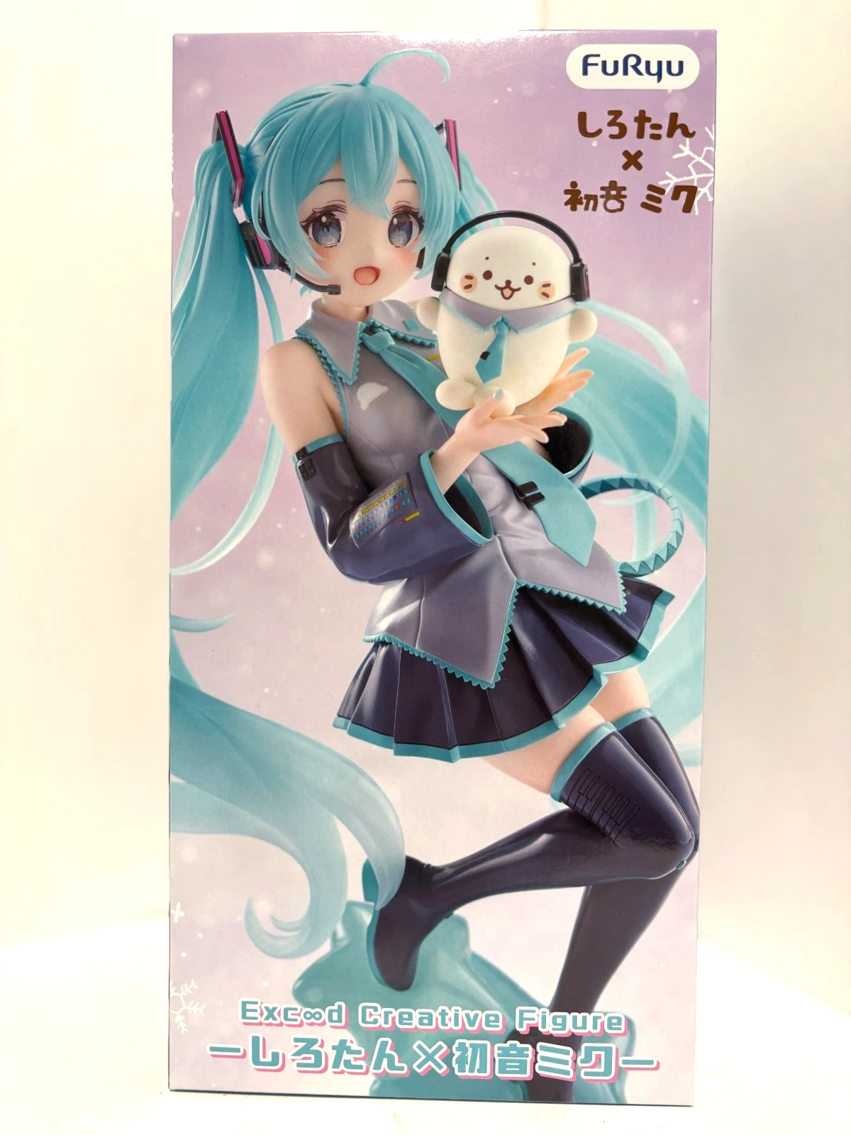 Furyu, Exceed Creative Figure: Sirotan x Hatsune Miku 海豹小白 x 初音未來