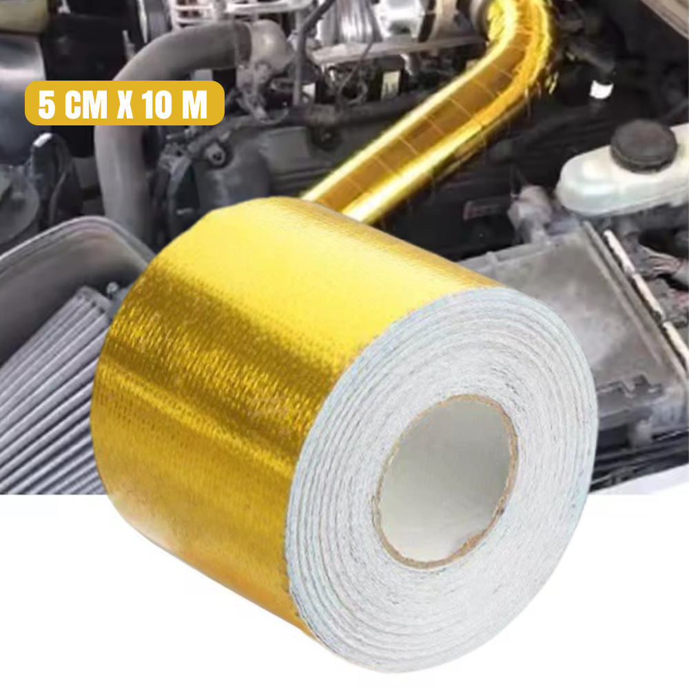 耐高溫鋁箔膠帶 金色5CM*10米 UB0298