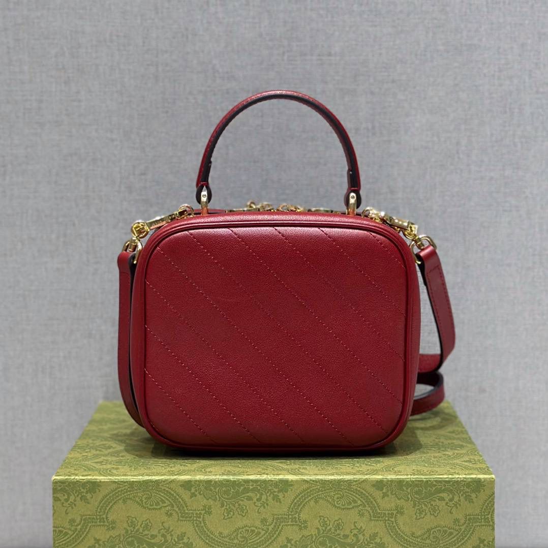 ▪大货实拍 𝐆𝐮𝐜𝐜𝐢 𝐁𝐥𝐨𝐧𝐝𝐢𝐞系列产品 型号：744434 尺寸：17*15*9cm