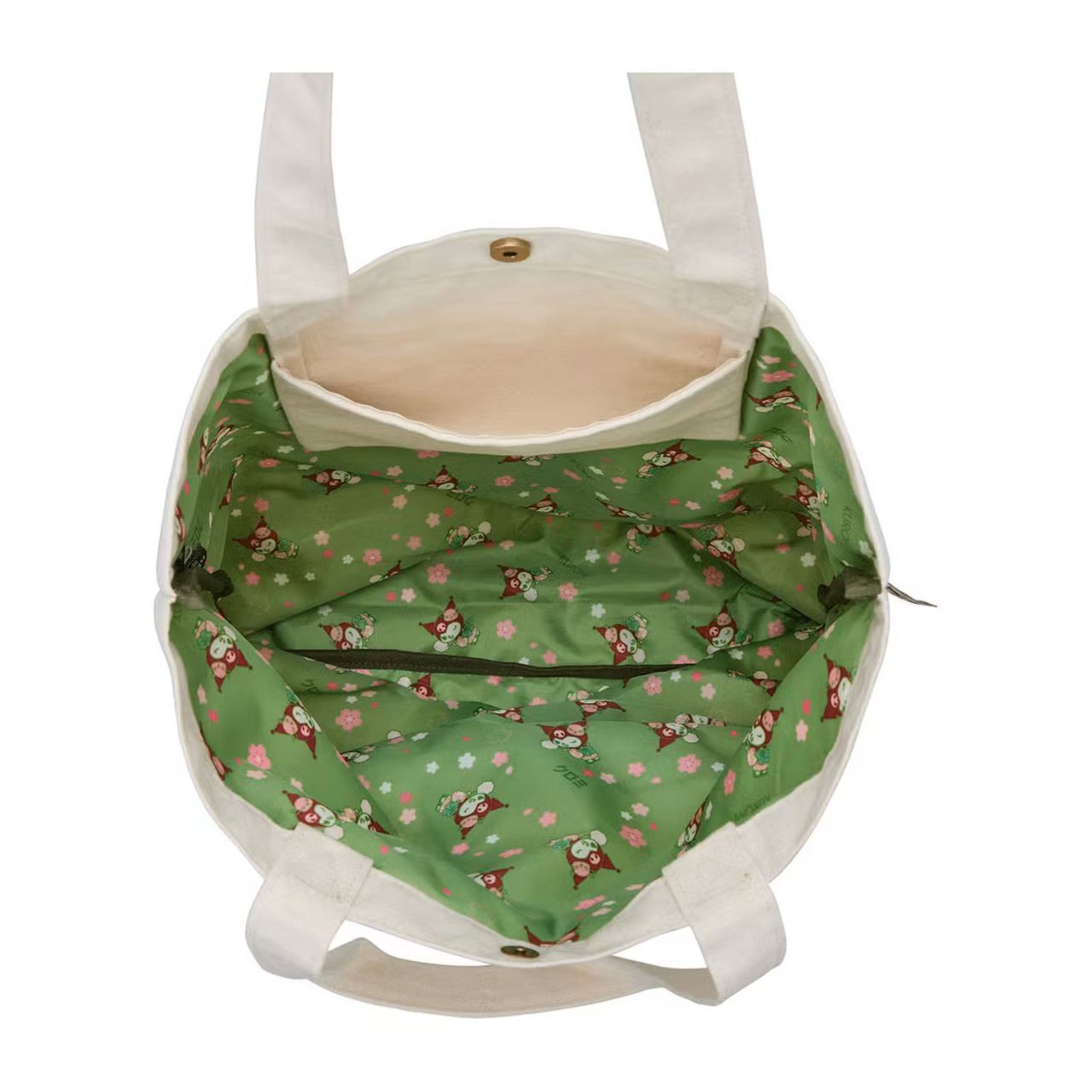 抹茶控必收！日本直送 Sanrio 抹茶和風帆布袋 Tote Bag