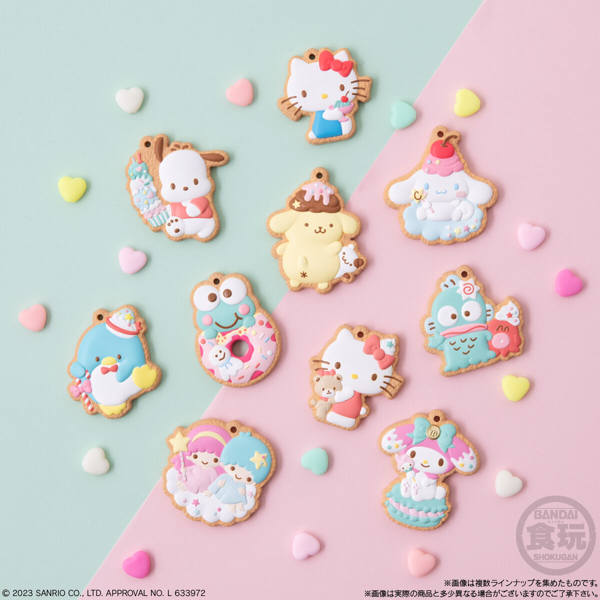 現貨 BANDAI 食玩 SANRIO系列 角色餅乾吊飾