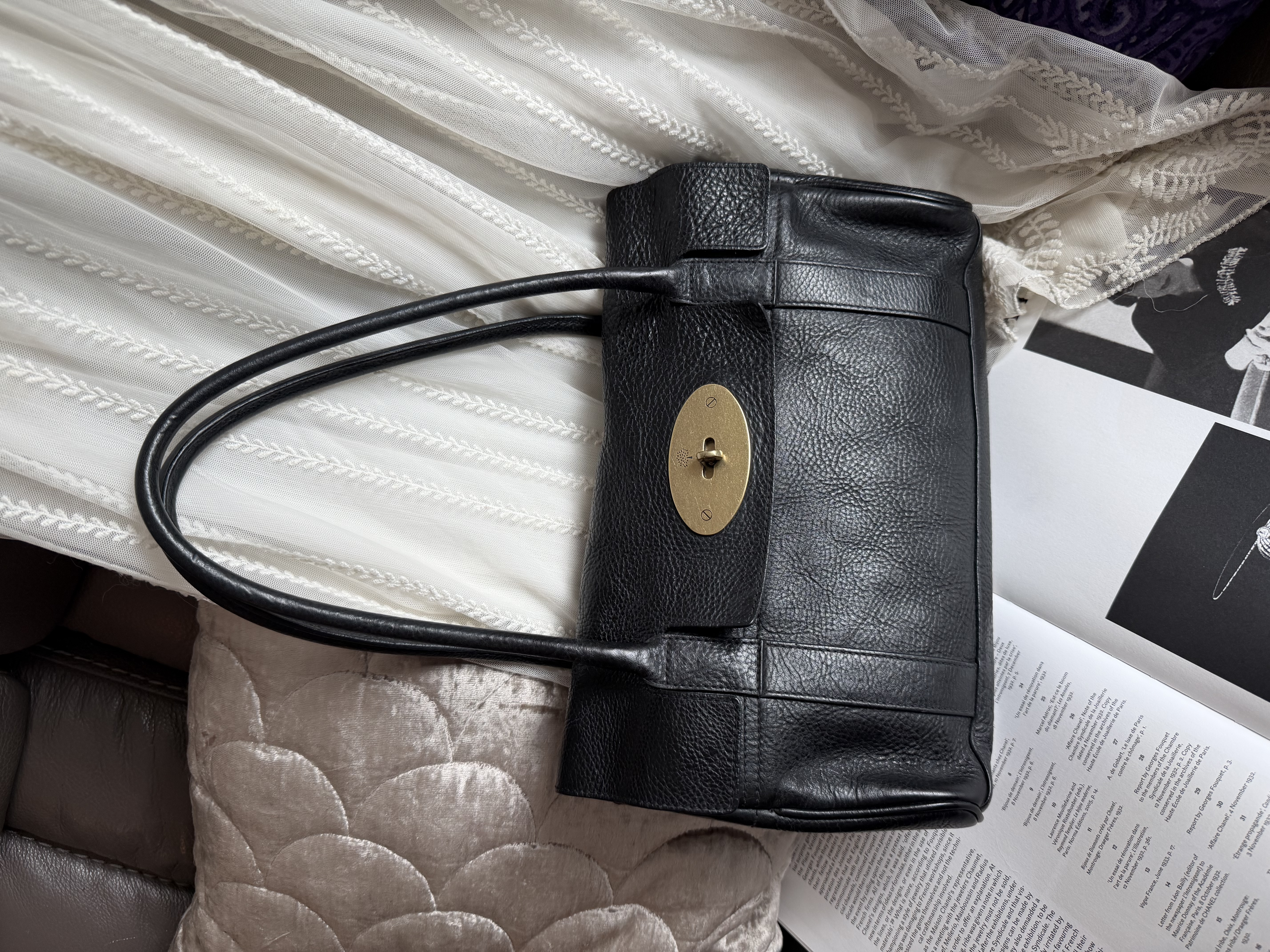 Mulberry black bayswater bag