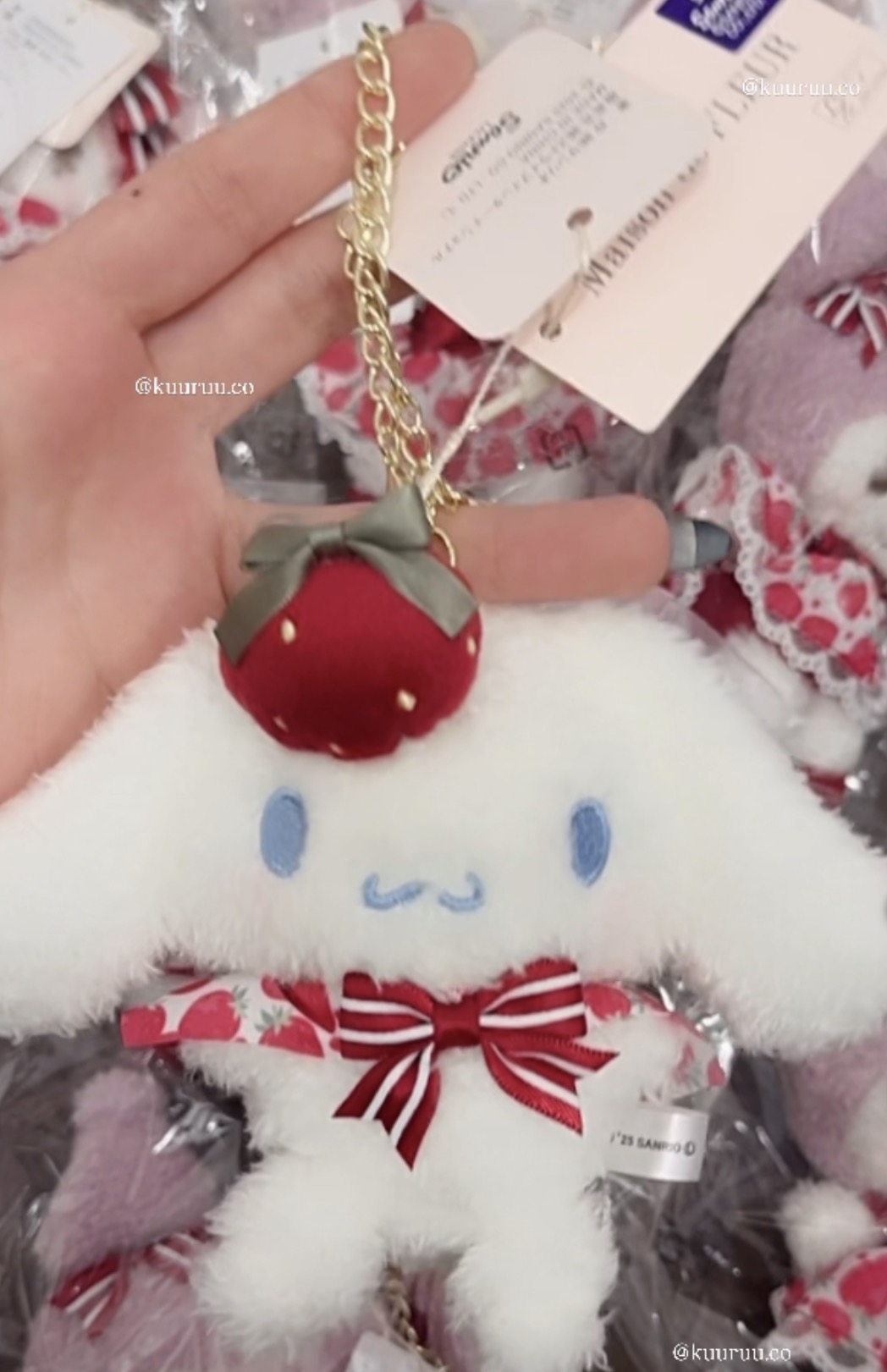 現貨｜日本限定！MDF x sanrio 草莓新聞系列造型公仔吊飾🍓