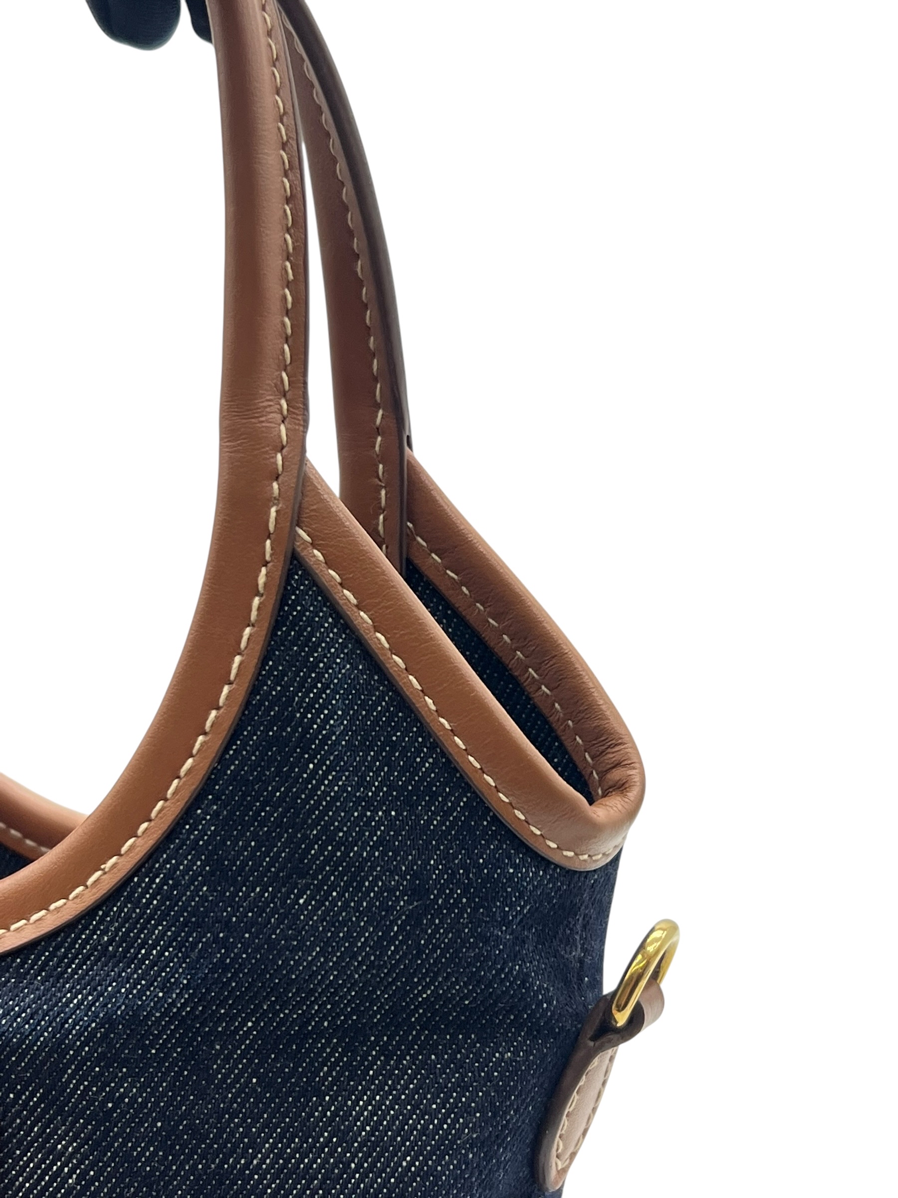 Pre-Owned MIU MIU Ivy Tote Mini Blue / Product Code: 26060506