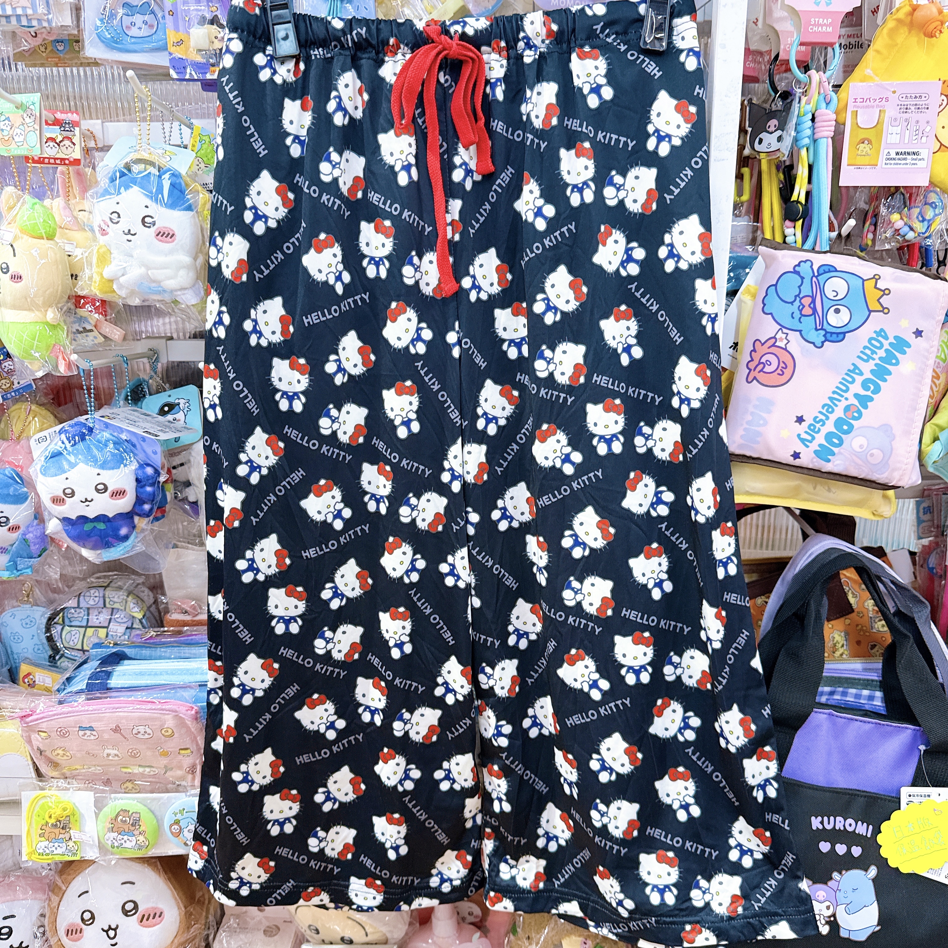 日本限定版Hello Kitty 七分褲 家居褲