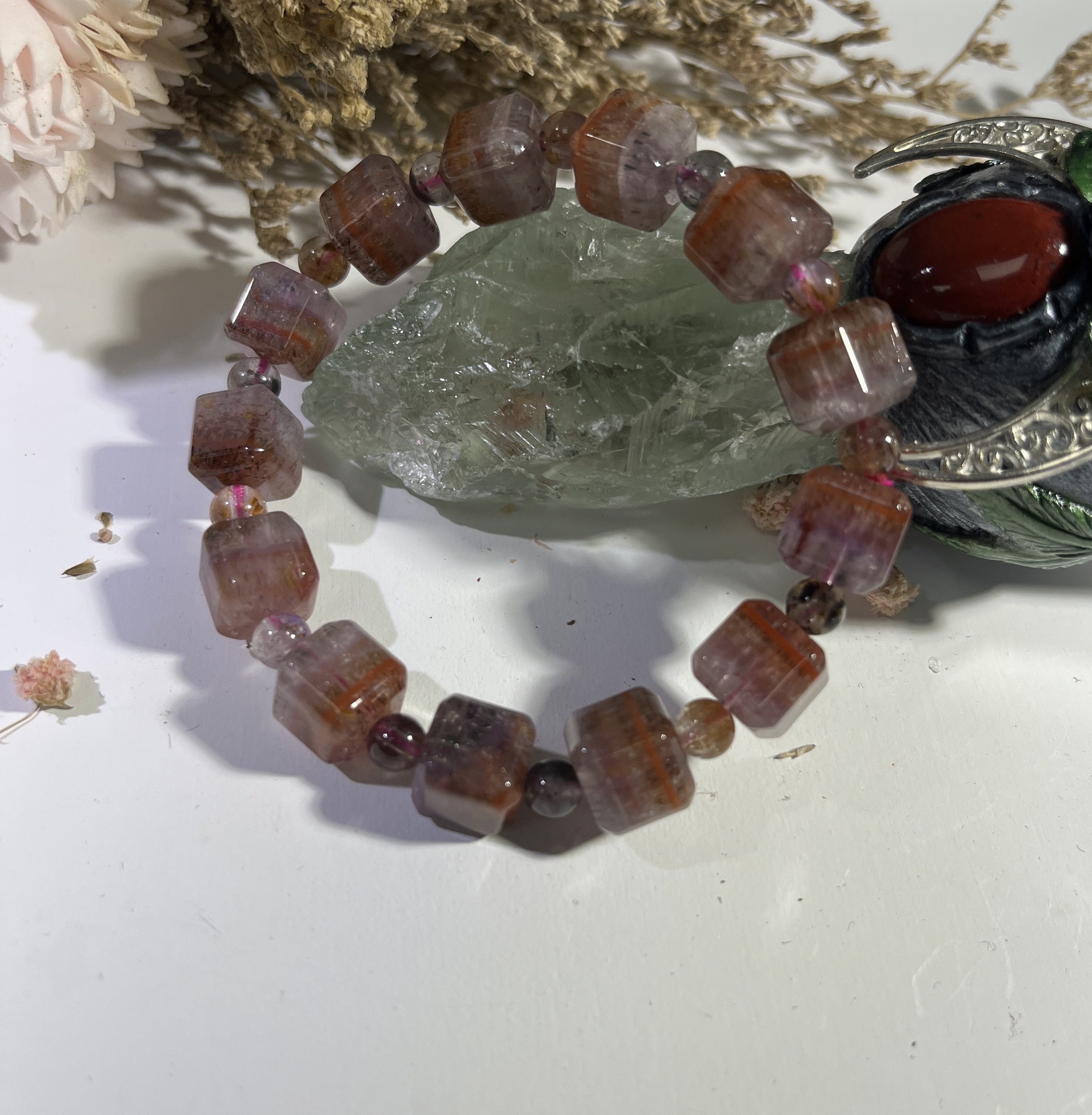 透體紫紅極光方糖 9m+