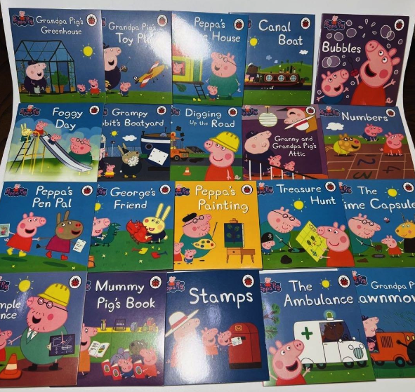 Peppa Pig The Incredible Peppa Pig Collection 小豬佩奇故事書｜50 books｜Yellow Box 黃盒