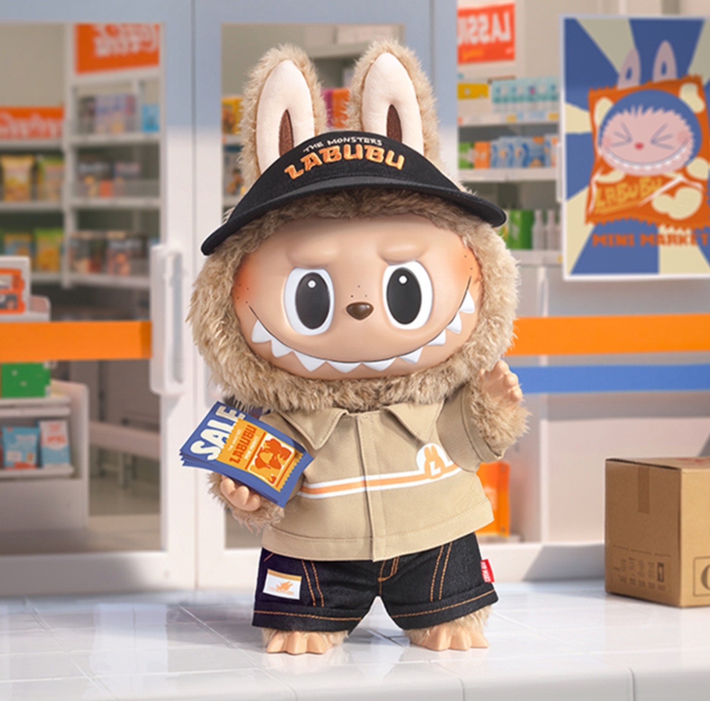 The Monsters Labubu Wacky Mart 便利店店員公仔