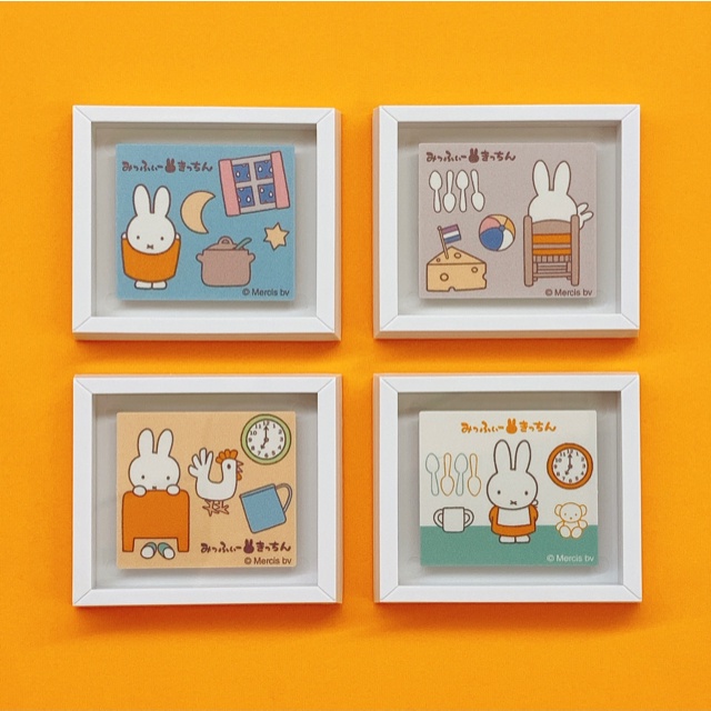 Miffy Kitchen限定 畫框磁石