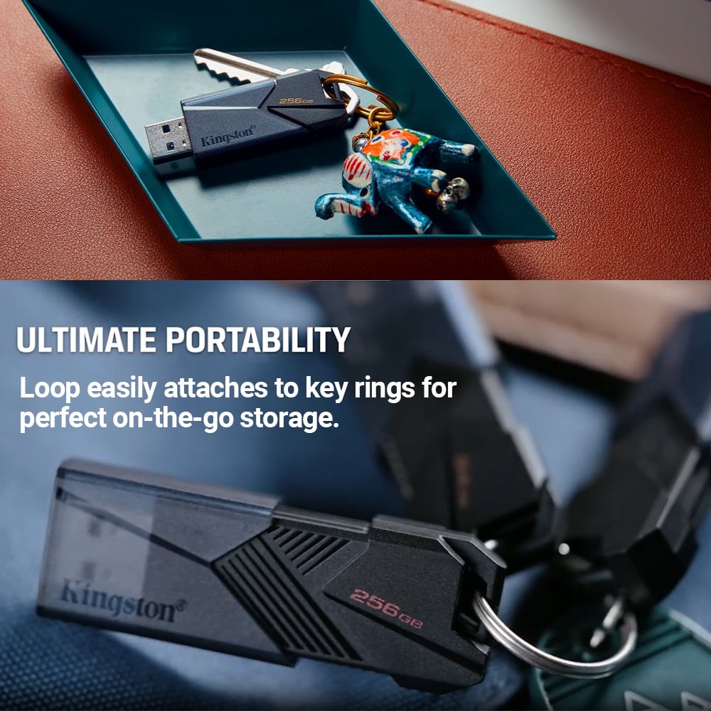 Kingston DataTraveler Exodia Onyx USB Flash Drive USB 3.2 Gen 1(64GB/128GB)