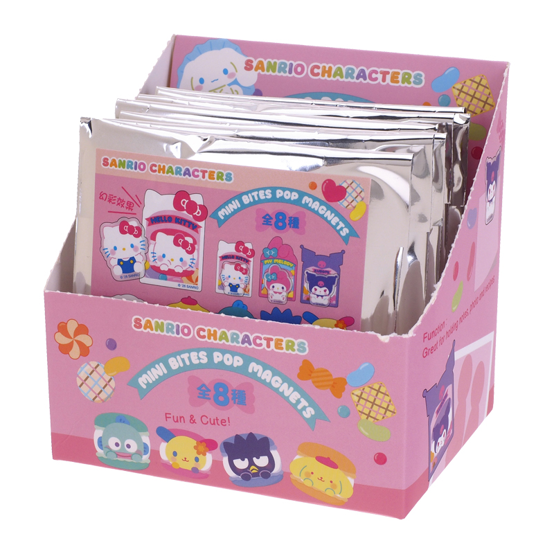 Sanrio Characters Mini Bites Pop Magnets Blind Box 迷你磁貼 (Full box 原盒 - 8pcs/box)