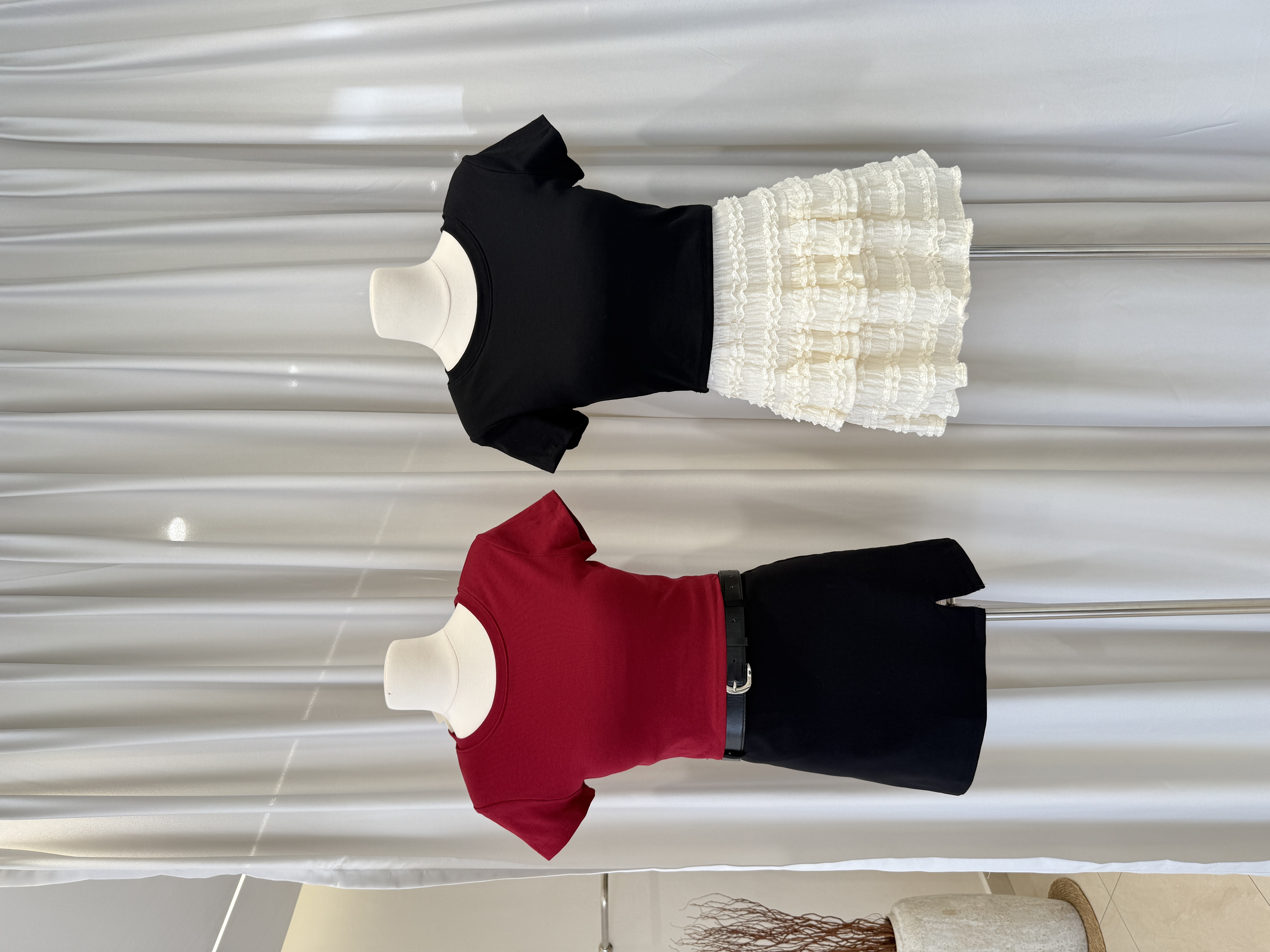 6718 爆款百搭胸垫短袖