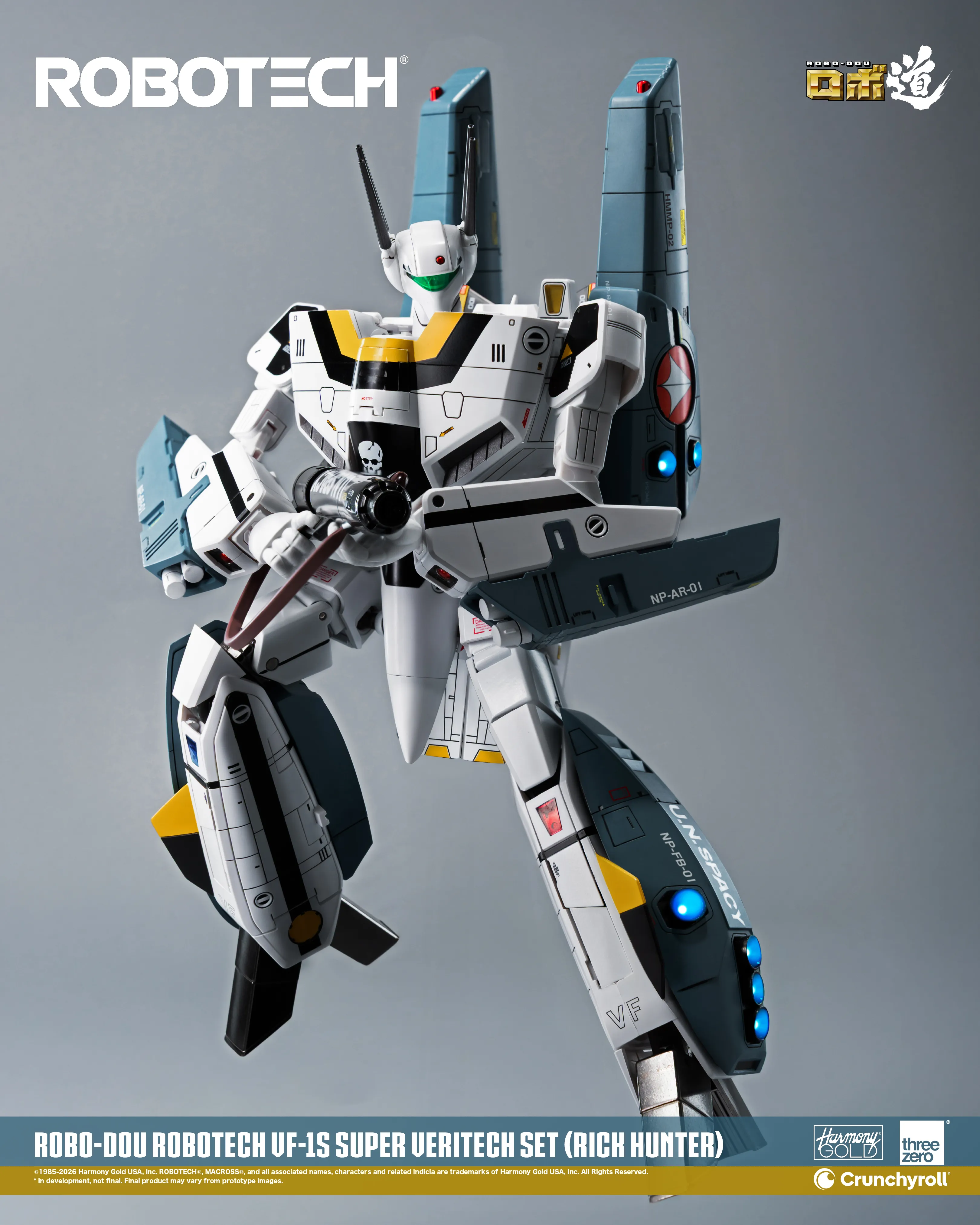 (預訂訂金 $700) (總價 $1786) threezero ROBO道 超時空要塞 Macross VF-1S 變形戰鬥機超級裝甲套裝 (獵龍 洛·福卡) (行版) ROBO-DOU Robotech VF‐1S Super Veritech Set (Rick Hunter Roy Fokker) (TZ-3Z0307) 