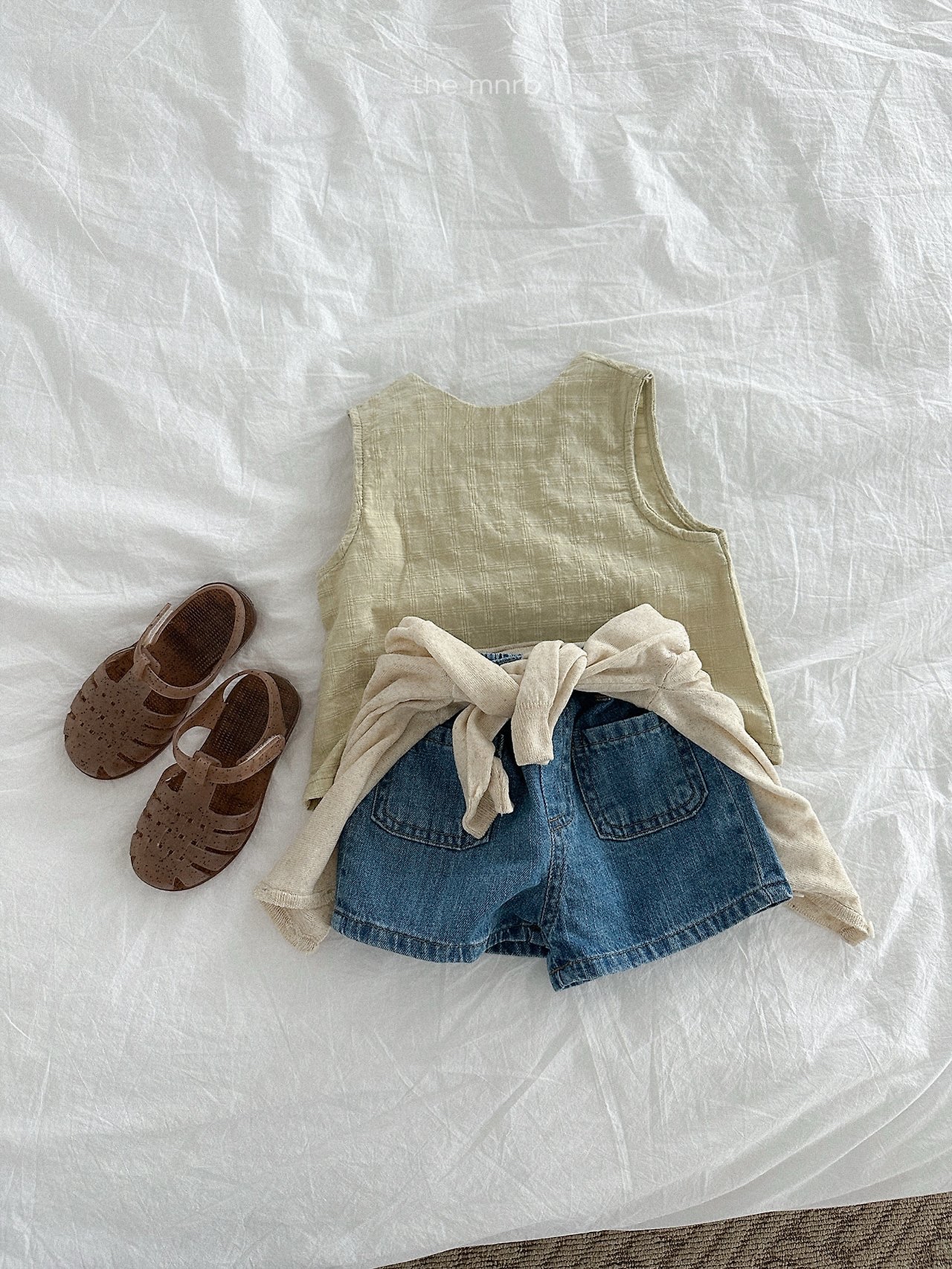 Minirobe | oha sleeveless top(Olive XL(100-110)