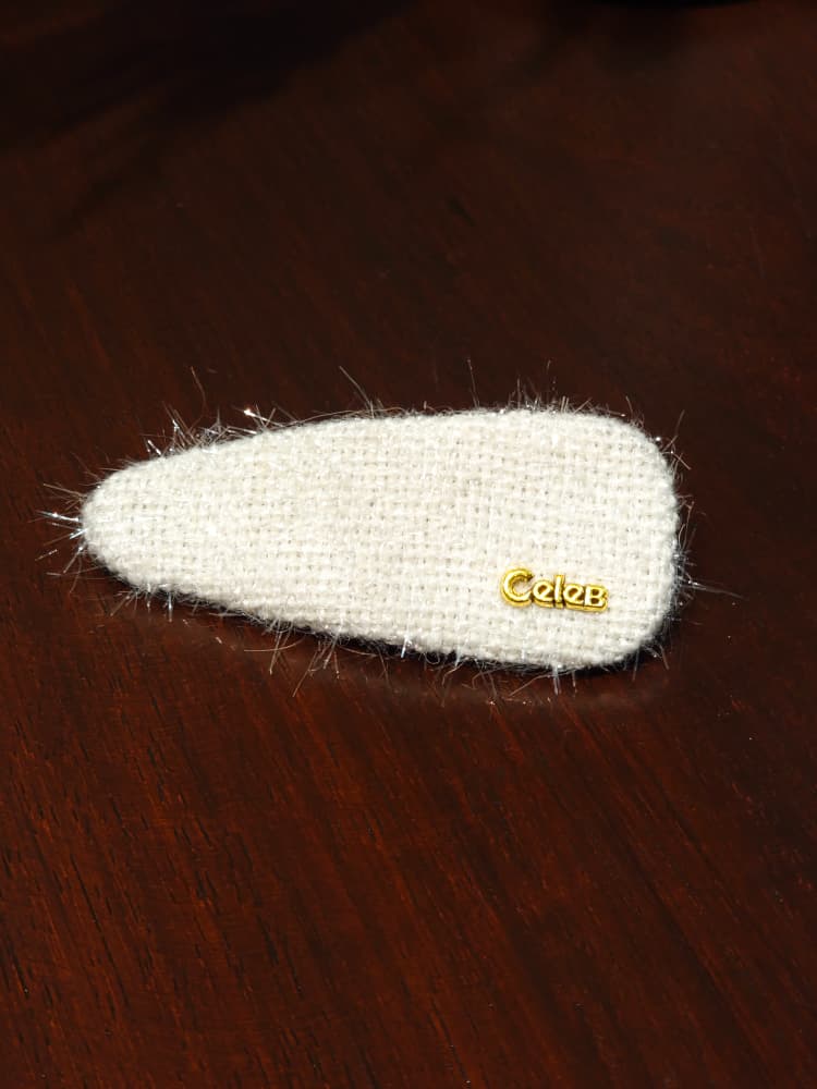 Ivory Bounce Hair Clip