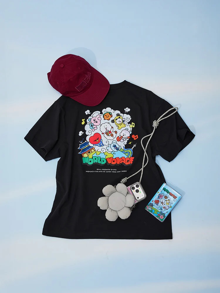 📦訂購 韓國代購 Line Friends BT21 (WORLD VOYAGE) SHORT SLEEVE T-SHIRT 短袖T恤