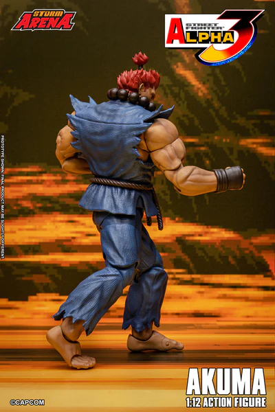 🧲預訂26年第4季：STORM ARENA 1/12 豪鬼 街頭霸王 Zero 3 可動figure STREET FIGHTER ZERO 3 - GOUKI