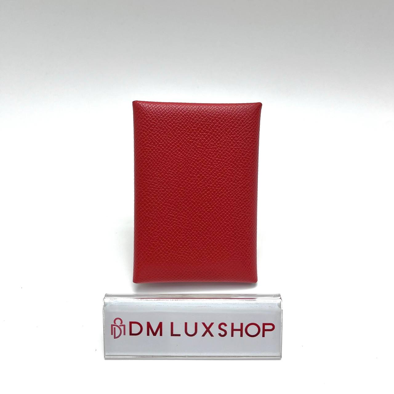 Hermes Calvi Duo Compact Card Holder (Stamp U)