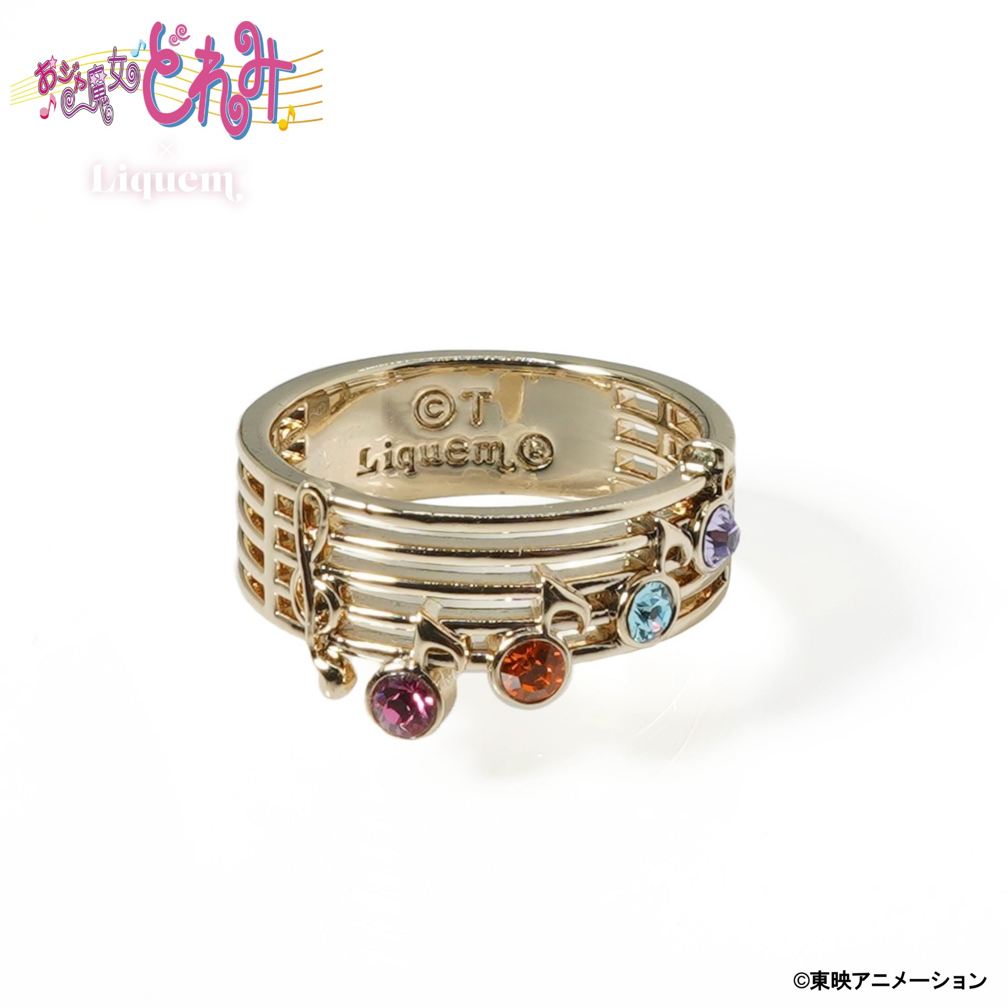 小魔女DoReMi 日本限定 Liquem 五線譜戒指 #P-DOG0974 [Liquem] (PRE-ORDER) [2026/09]