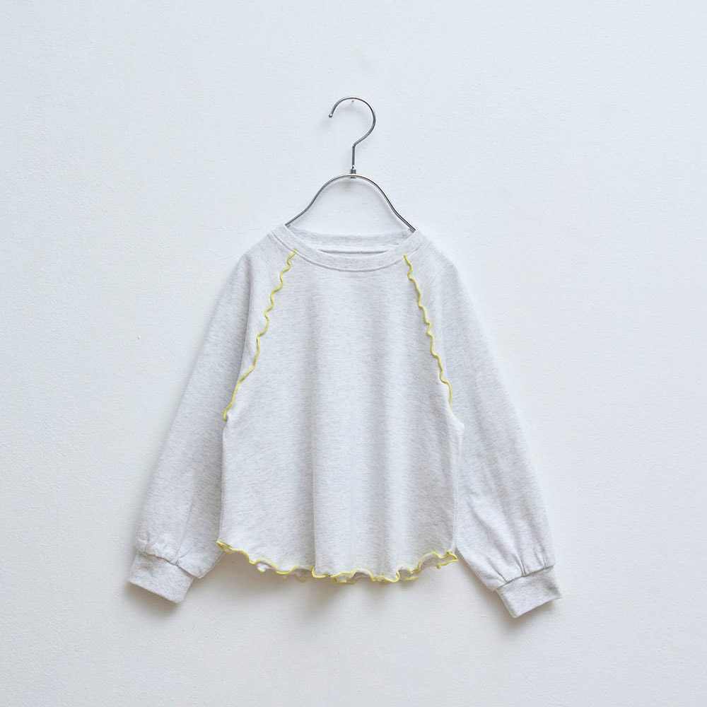 🆕【⭐訂購⭐】 🇯🇵日本直送🌀撞色 荷葉綑邊下擺 速乾上衣［2款選］🌀[ELBA-0051][260304]