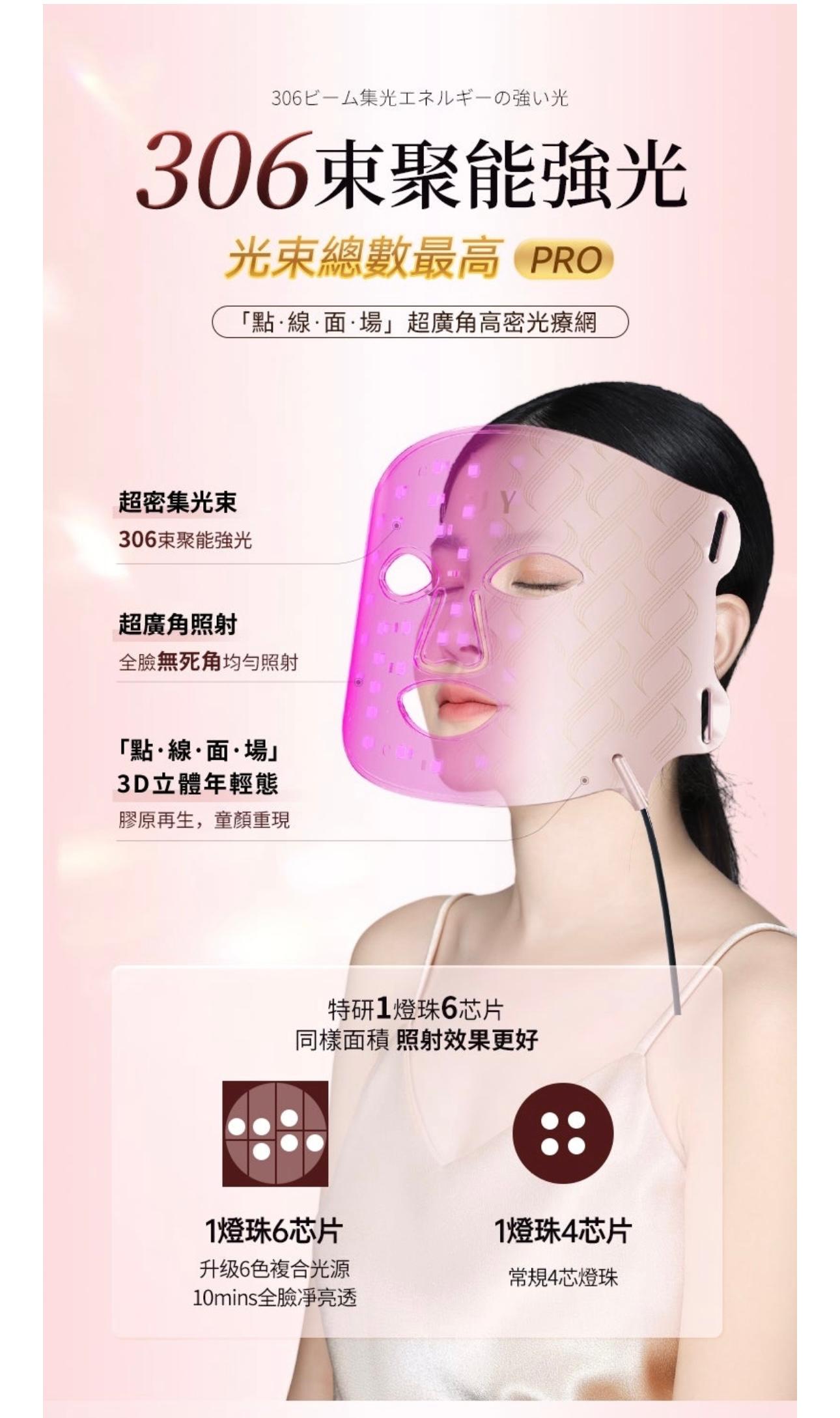 日本JUJY逆齡煥膚美光機送1盒5片Jujy面膜 香港1年保養