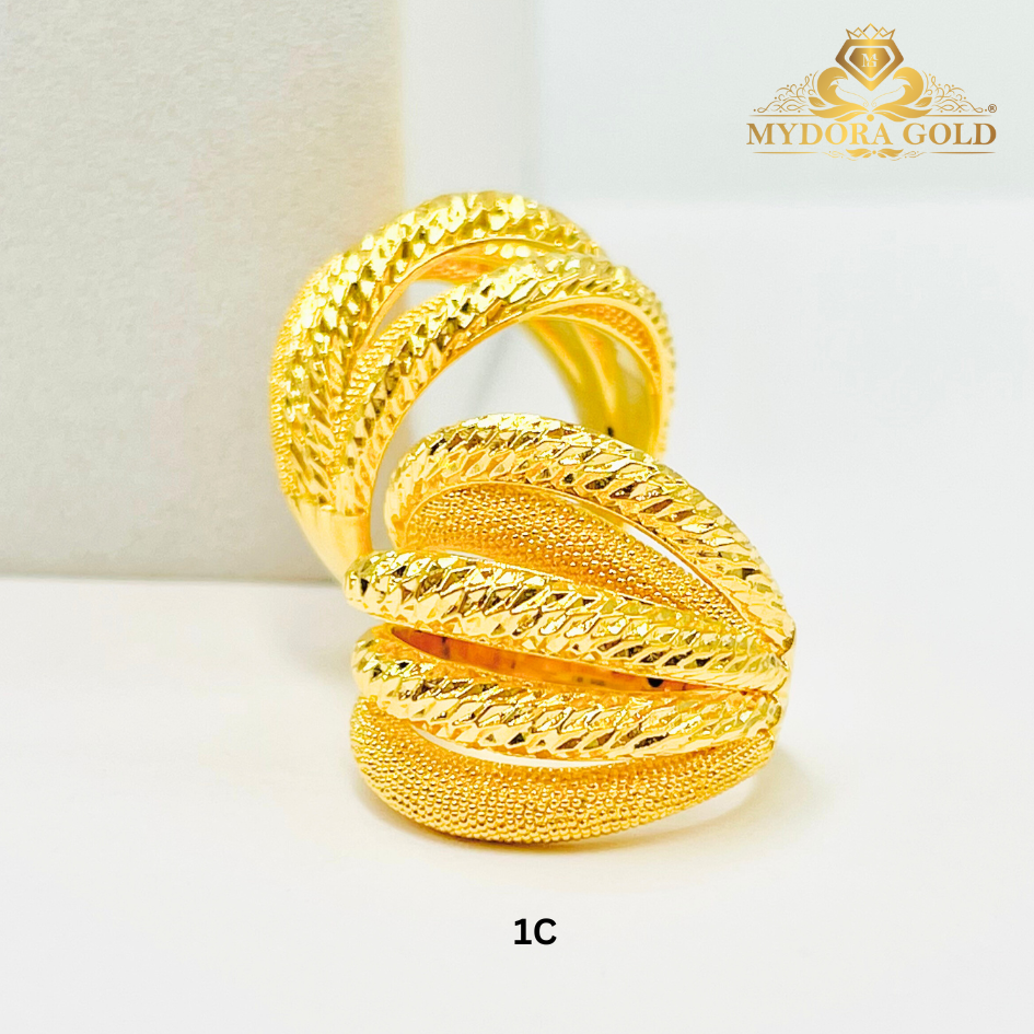 MYDORA Cincin Adira Pahat Pasir Exclusive 5 Layer (5G) l EMAS 916/22K