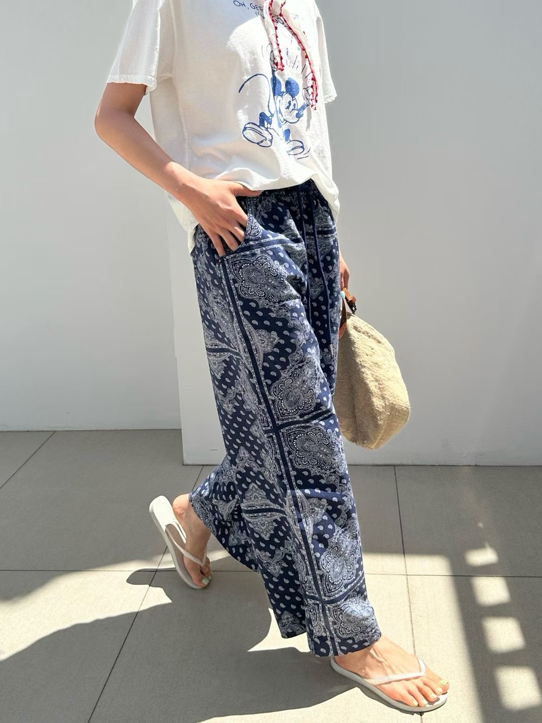 Printed pants