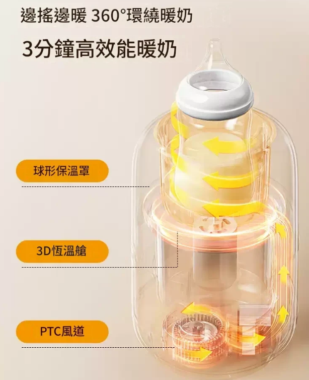  Bruno 嬰兒全自動恆溫二合一搖乳器 香港三腳插頭 (預購產品)