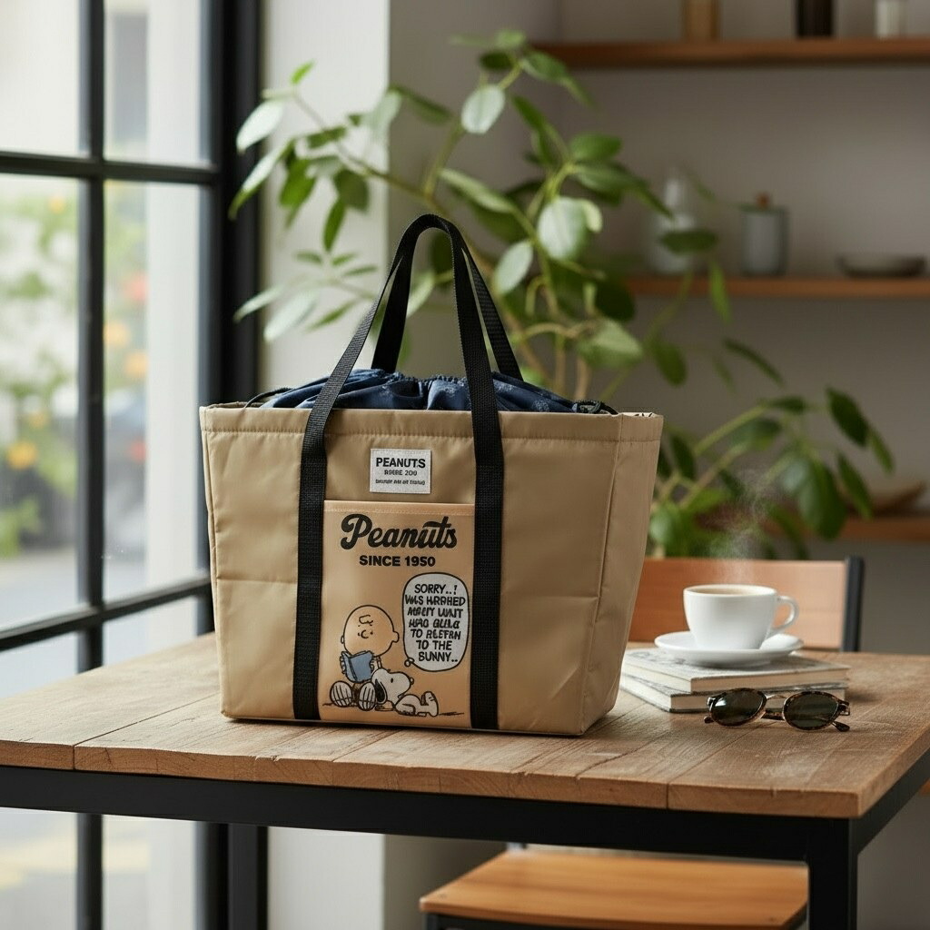 🆕【⭐訂購⭐】🇯🇵日本直送 🌀#Snoopy 保冷保溫購物籃（附底板）［3款選］🌀[ELCD-0178][260430]