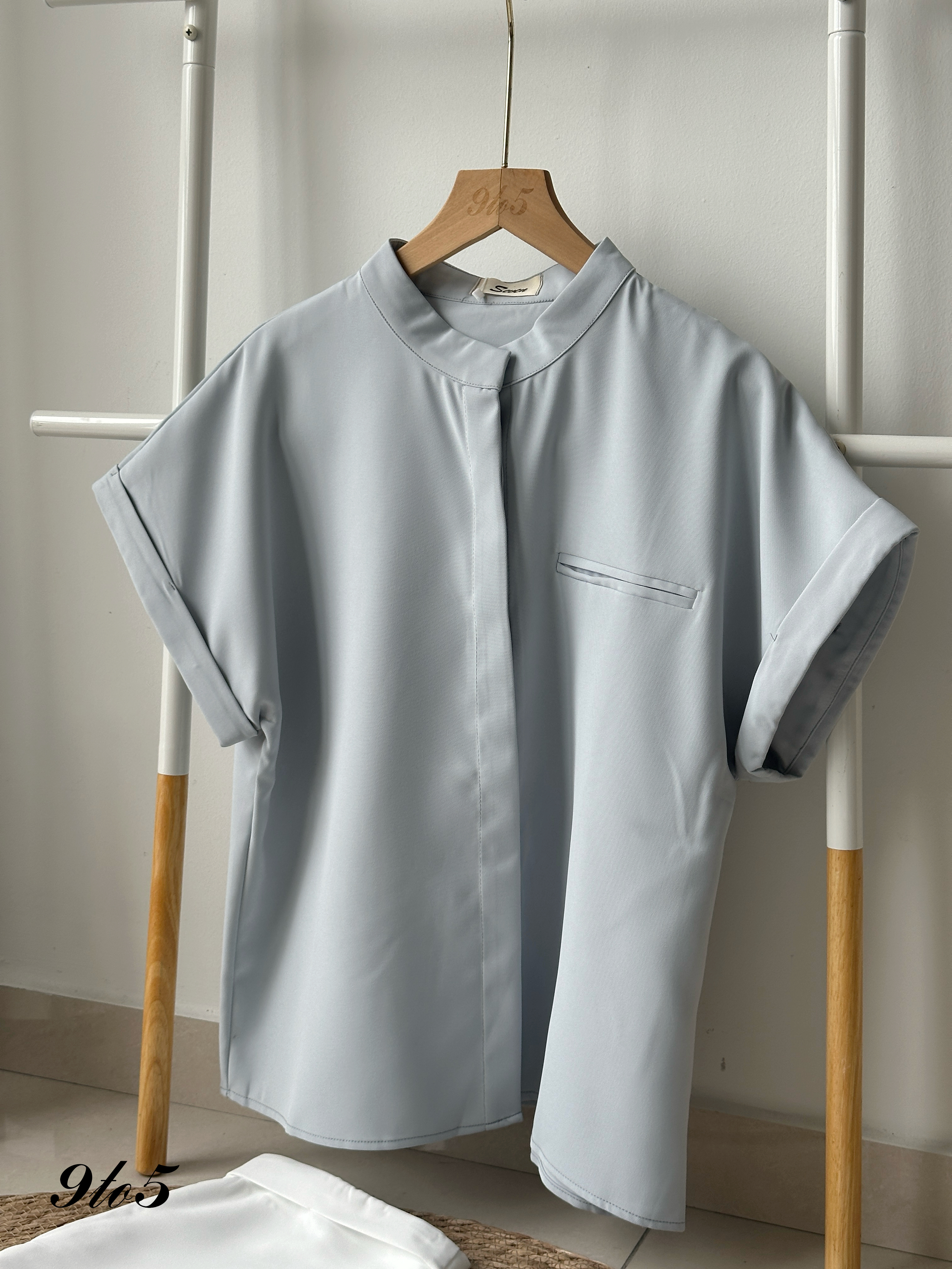 T4098 Cape Sleeve Shirt - 3 Colors 