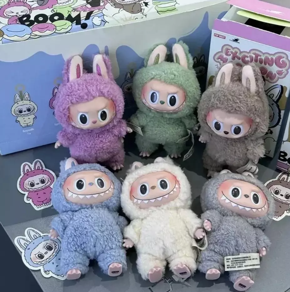 Labubu《THE MONSTERS》— 閃電馬卡龍 軟膠臉盲盒