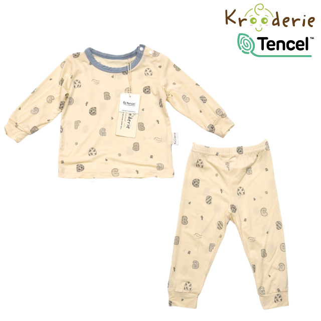 Krooderie TENCEL Baby Long Sleeve Pajamas 