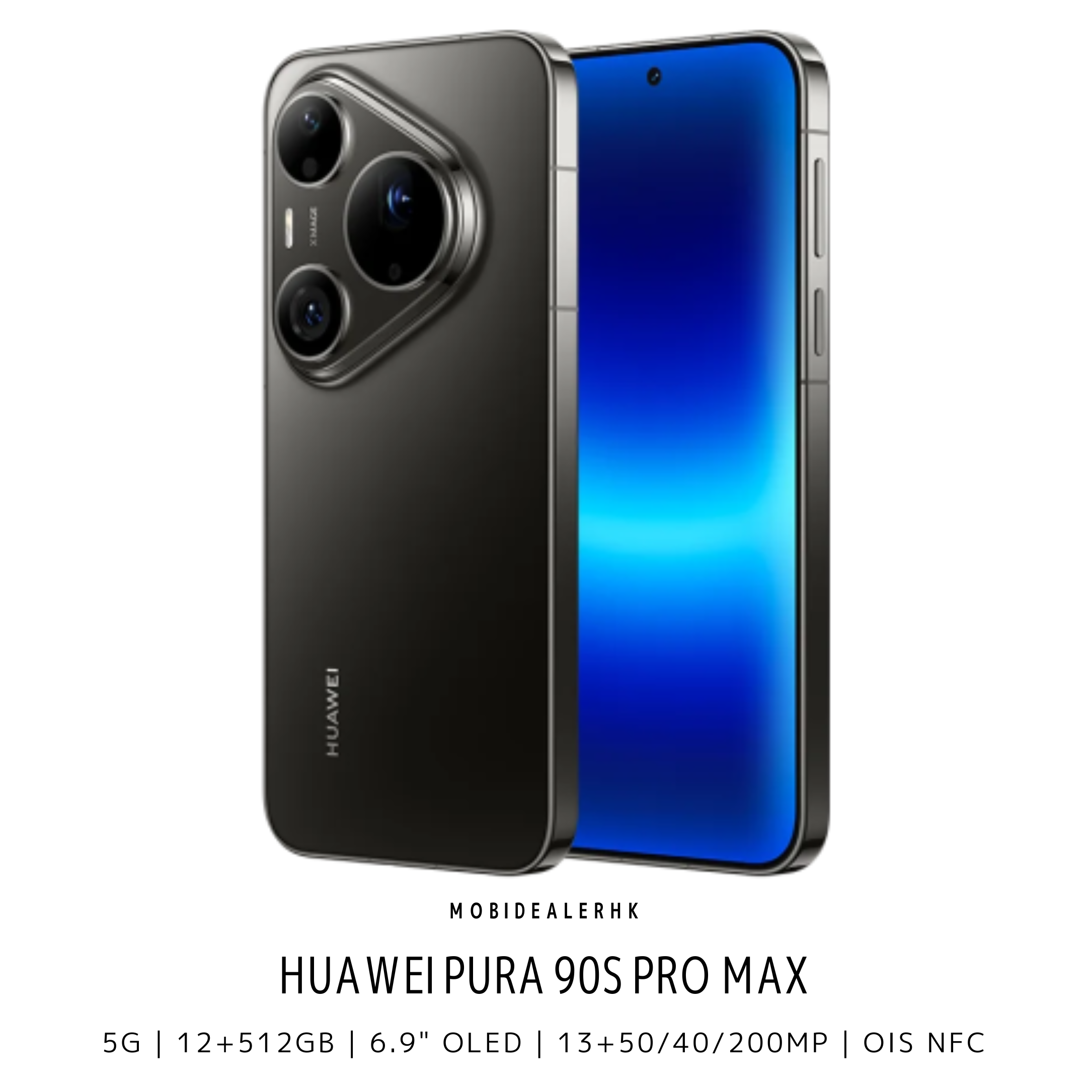 Huawei Pura 90s Pro Max | 華為 Pura 90s Pro Max | 5G | 智能手機 | 12+512Gb | 6.9" OLED | 13+50/40/200MP | OIS