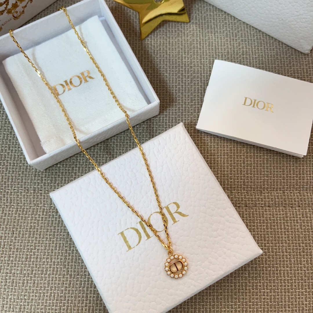 【原單】DIOR Petit CD 圓形手鍊/項鏈 連禮盒