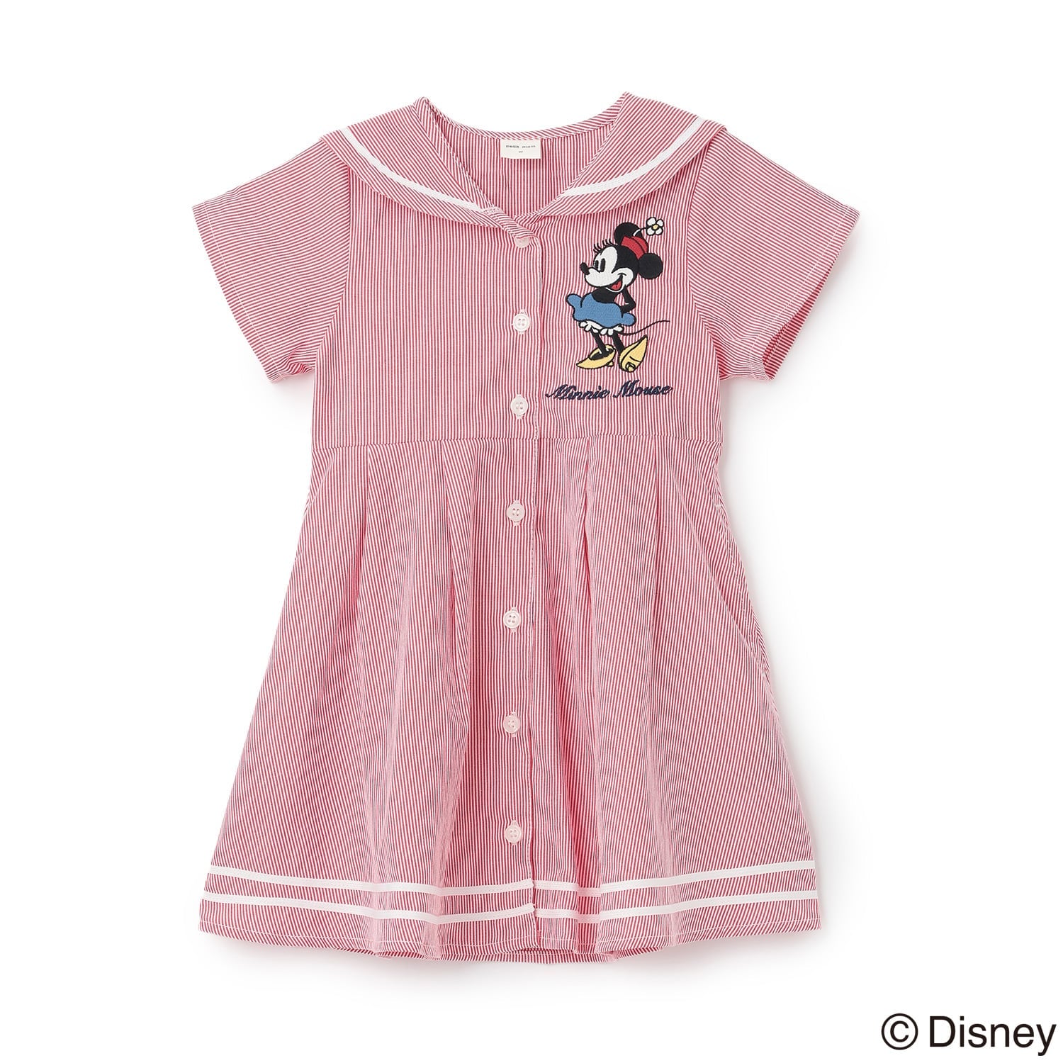 🆕【⭐訂購⭐】🌀🇯🇵 日本直送🌀#Disney #Minnie 刺繡 水手服連身裙 [2款選] 🌀 [ELFA-0130]