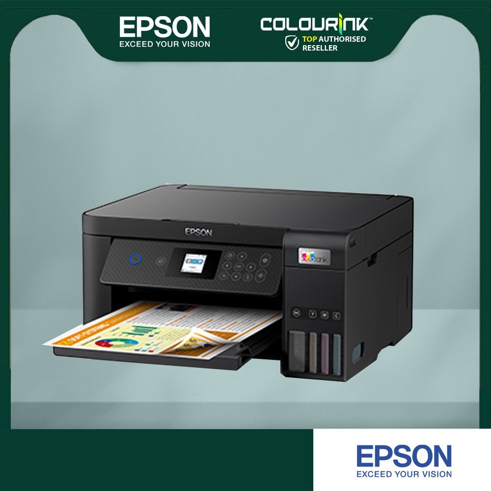 Epson EcoTank L4360 A4 3-in-1 Colour Refill Ink Tank Printer WiFi Mobile Print similar T430W T530W T730DW G3020 L3250