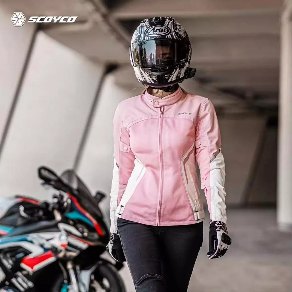 SCOYCO JK206 Motorcycle Riding Jacket Women | CE Protector | Touring Racing Jaket Motor 