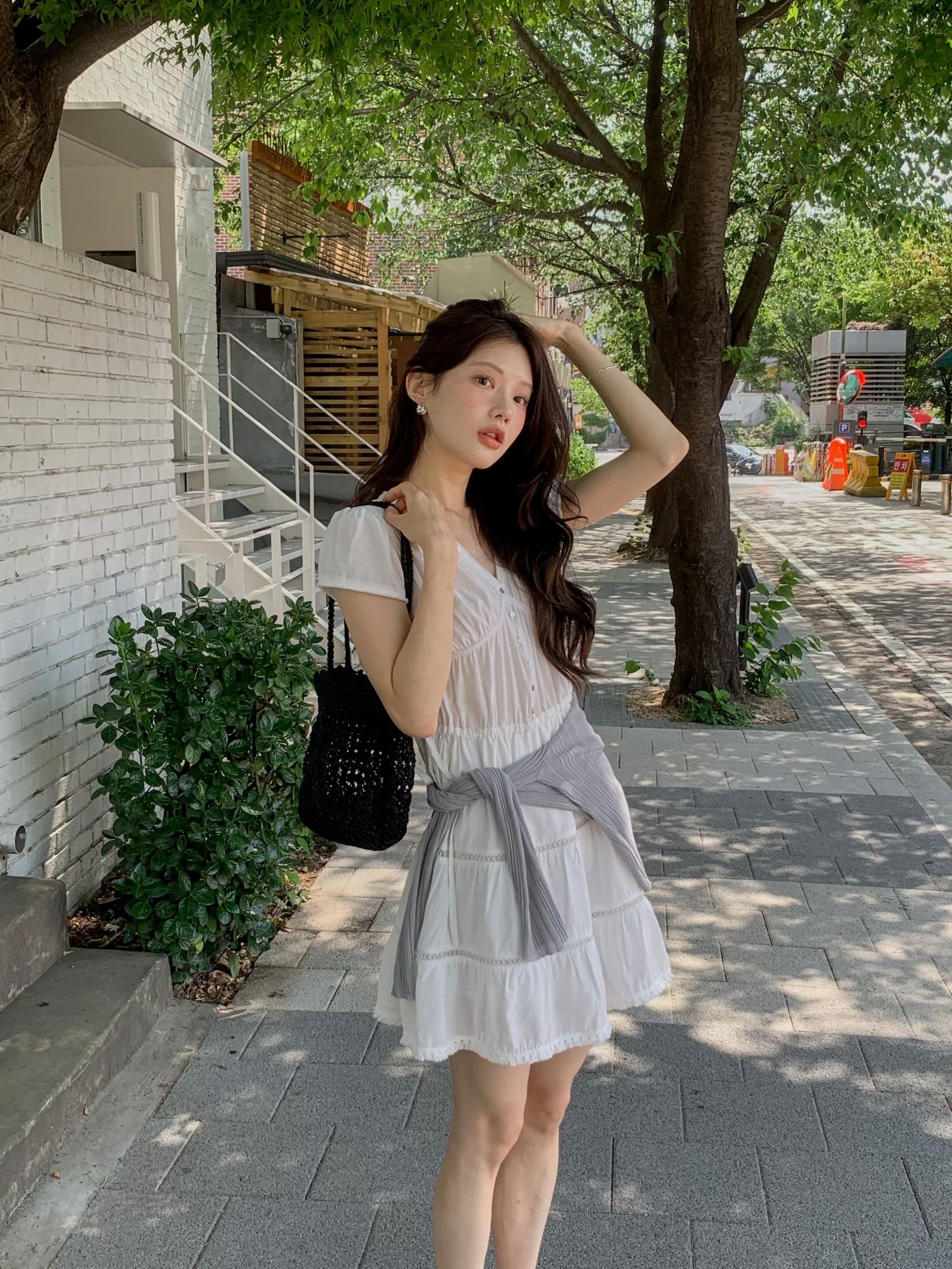 Lovely shirred dress