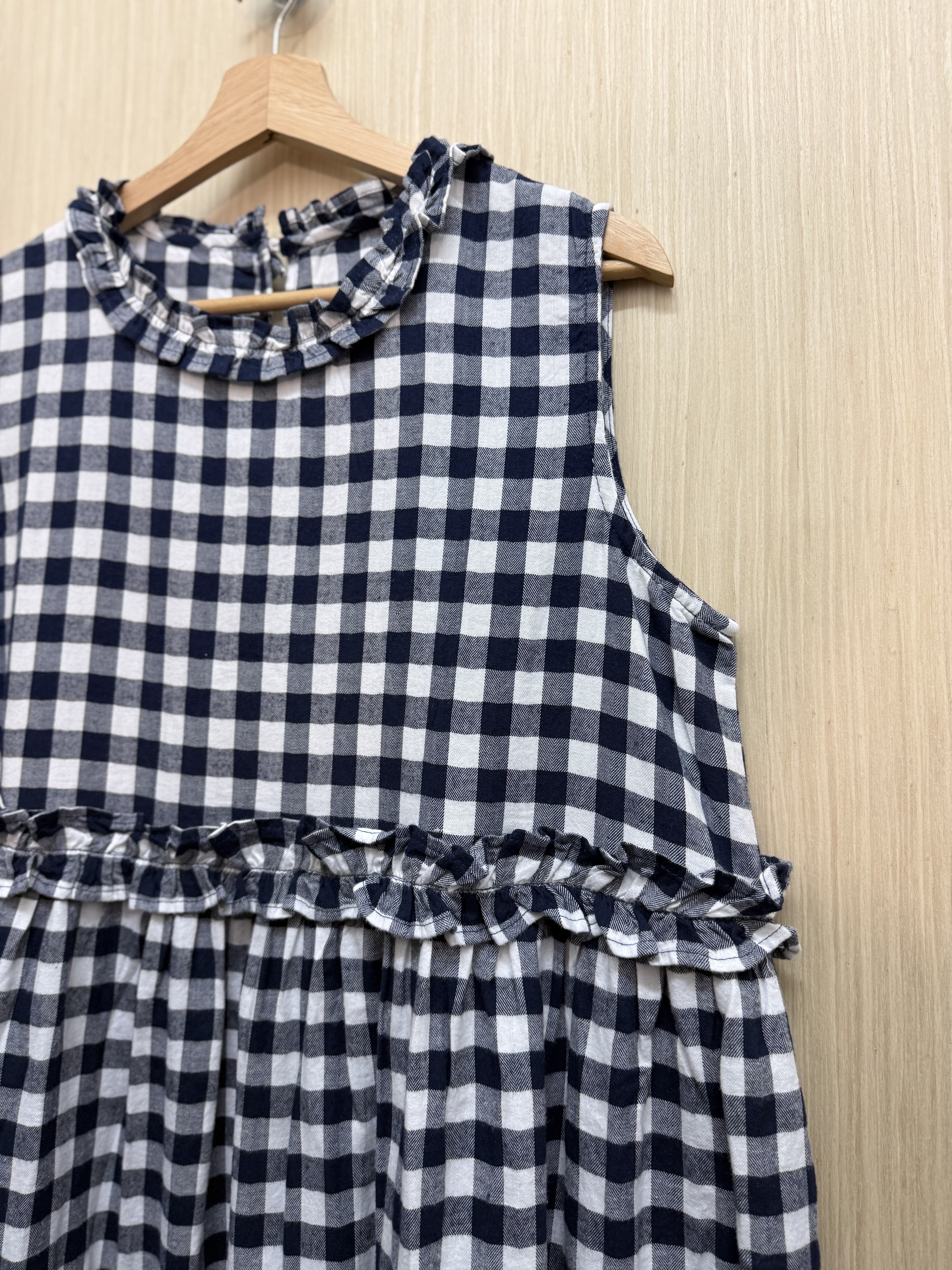 修腰綁帶格仔𝐎𝐏𝐒（藍白格）