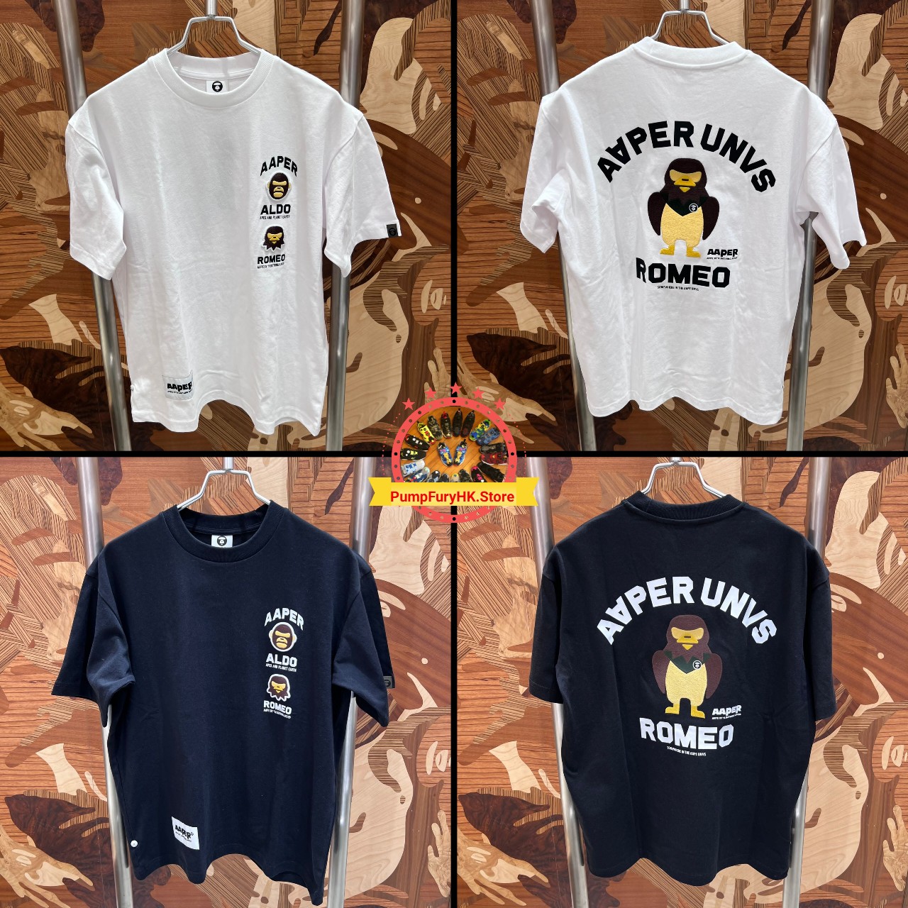 AAPE Relaxed fit AAPER graphic tee (1831) 寬鬆版