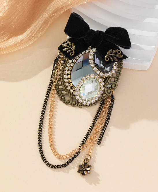 Victorian Charm Bow Brooch