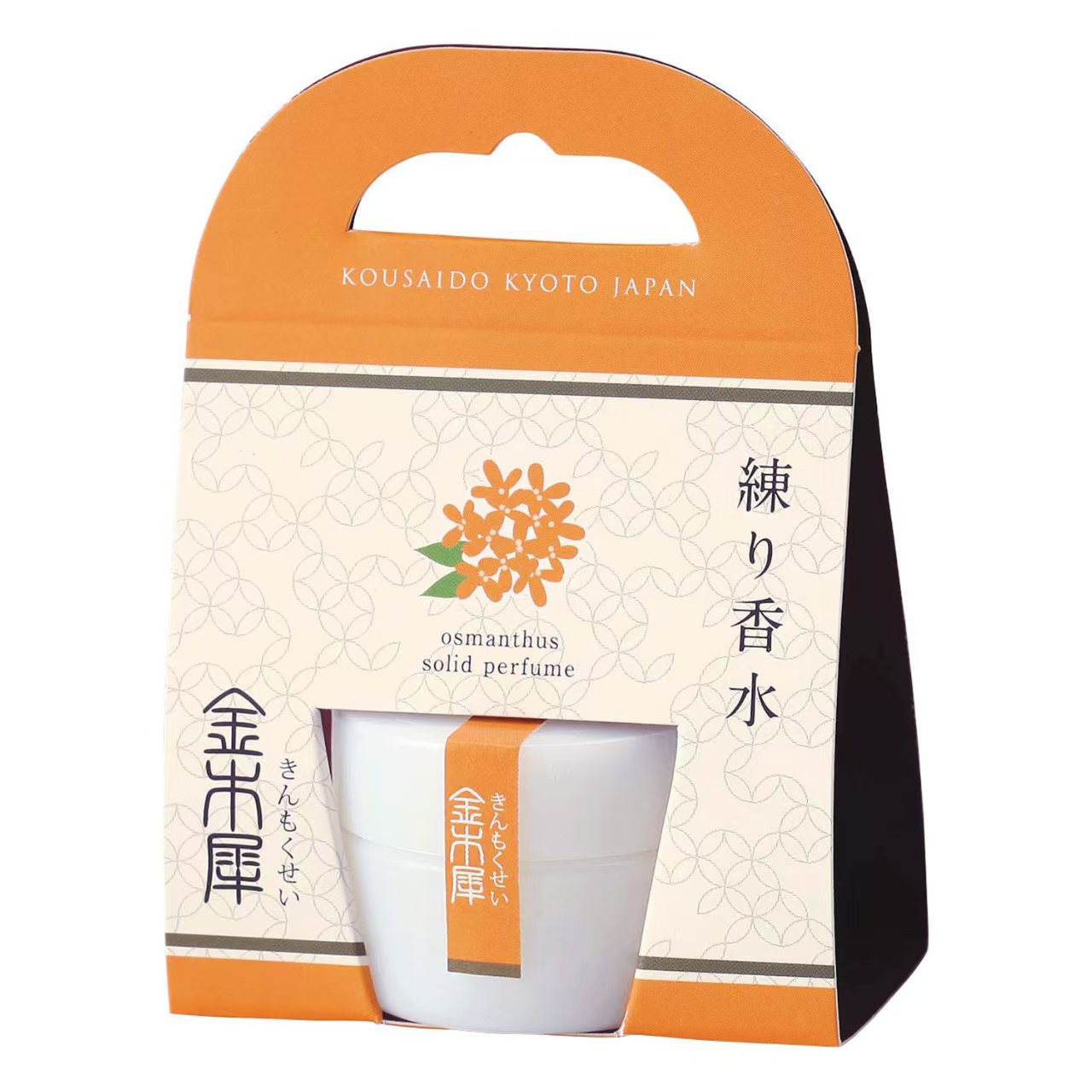 【日本製】京都香彩堂 固體香膏 8g｜天然保濕・優雅日系花香