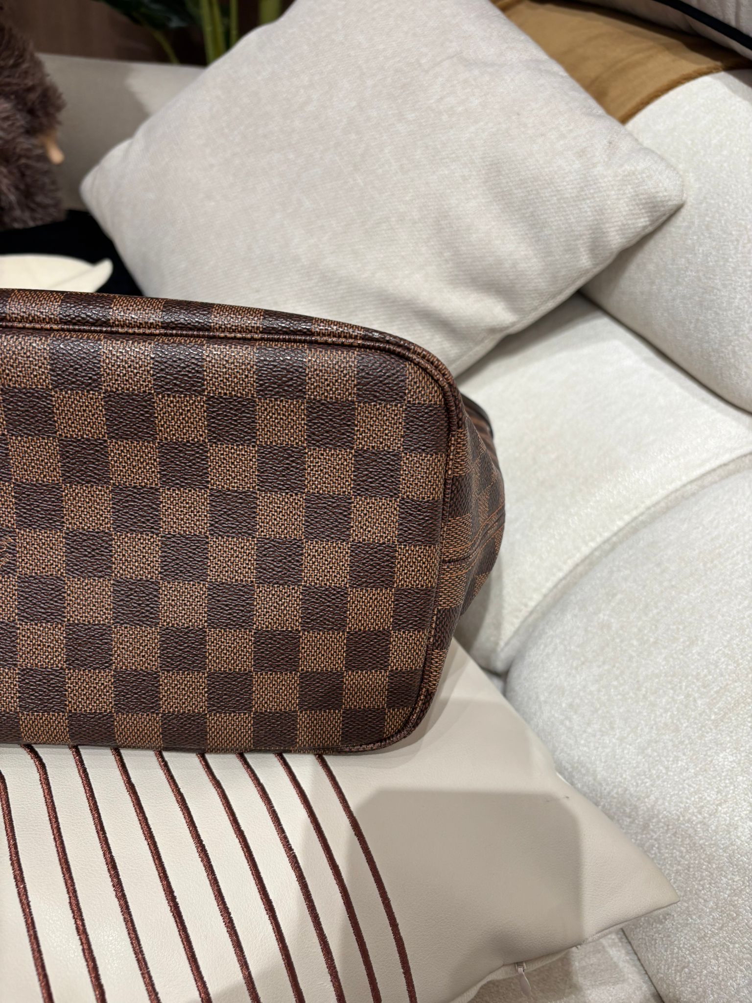 LV Neverfull MM Damier 100%Authentic, 98%New ✅Dust bag
