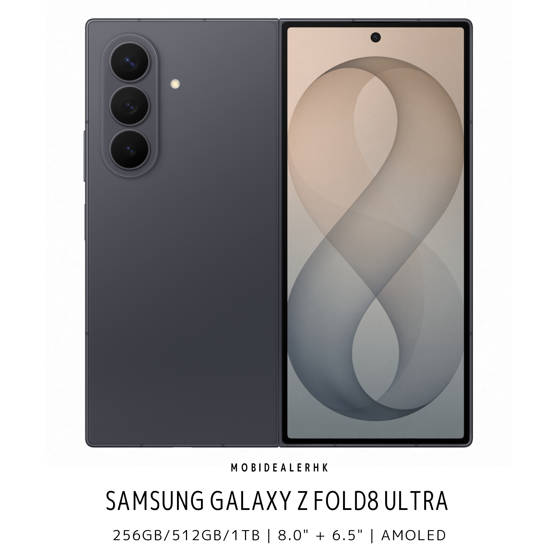 Samsung Galaxy Z Fold8 Ultra | 三星 Galaxy Z Fold8 Ultra | 5G | 智能手機 | 256Gb/512Gb/1Tb | 8.0" + 6.5" | AMOLED