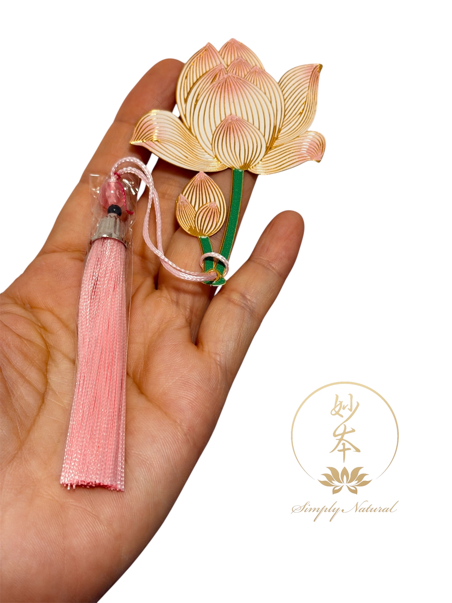 蓮花書簽（粉紅）