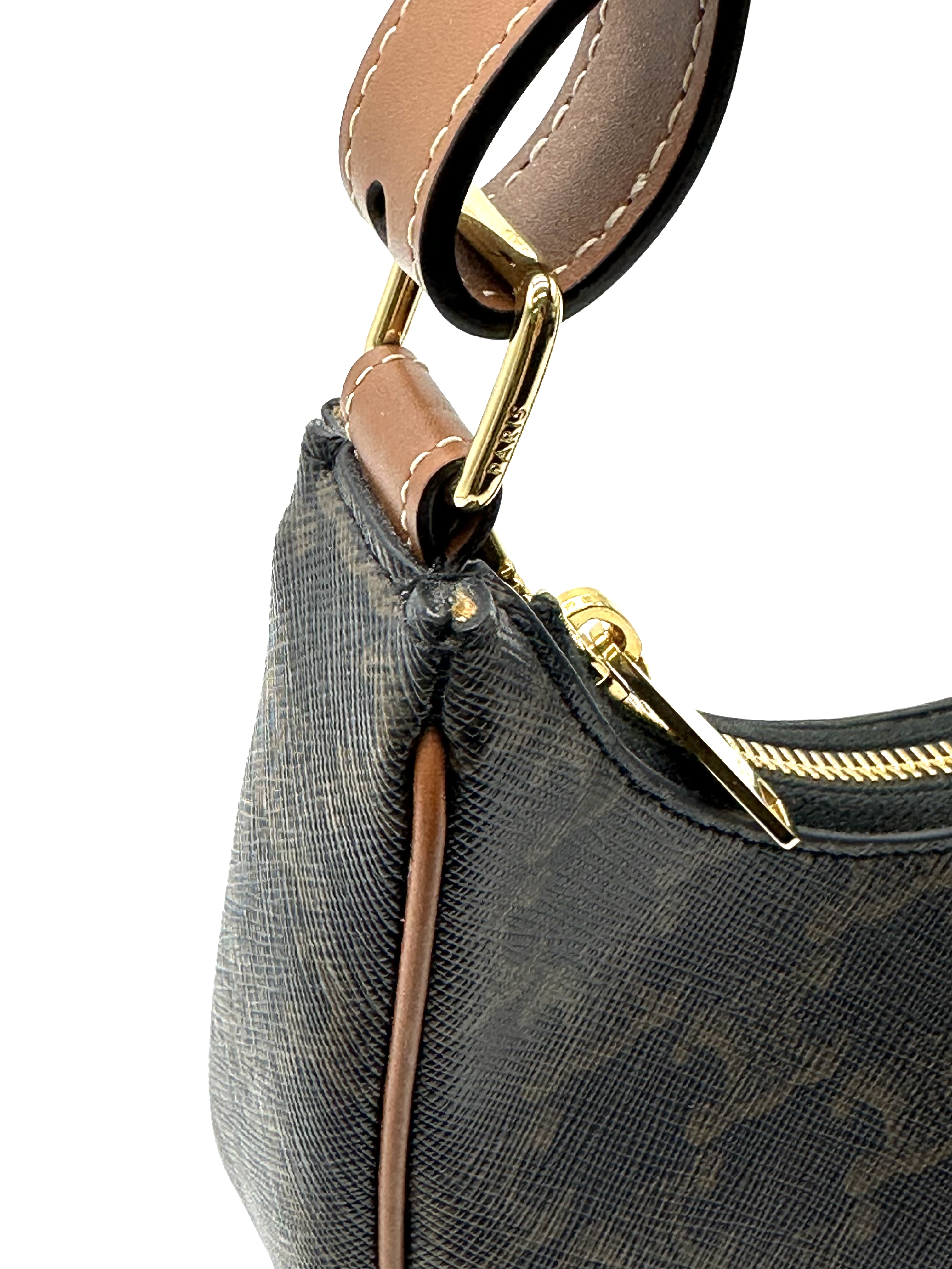 Pre-Owned CELINE Ava Bag in Triomphe Canvas and Calfskin / Product Code: 26050614