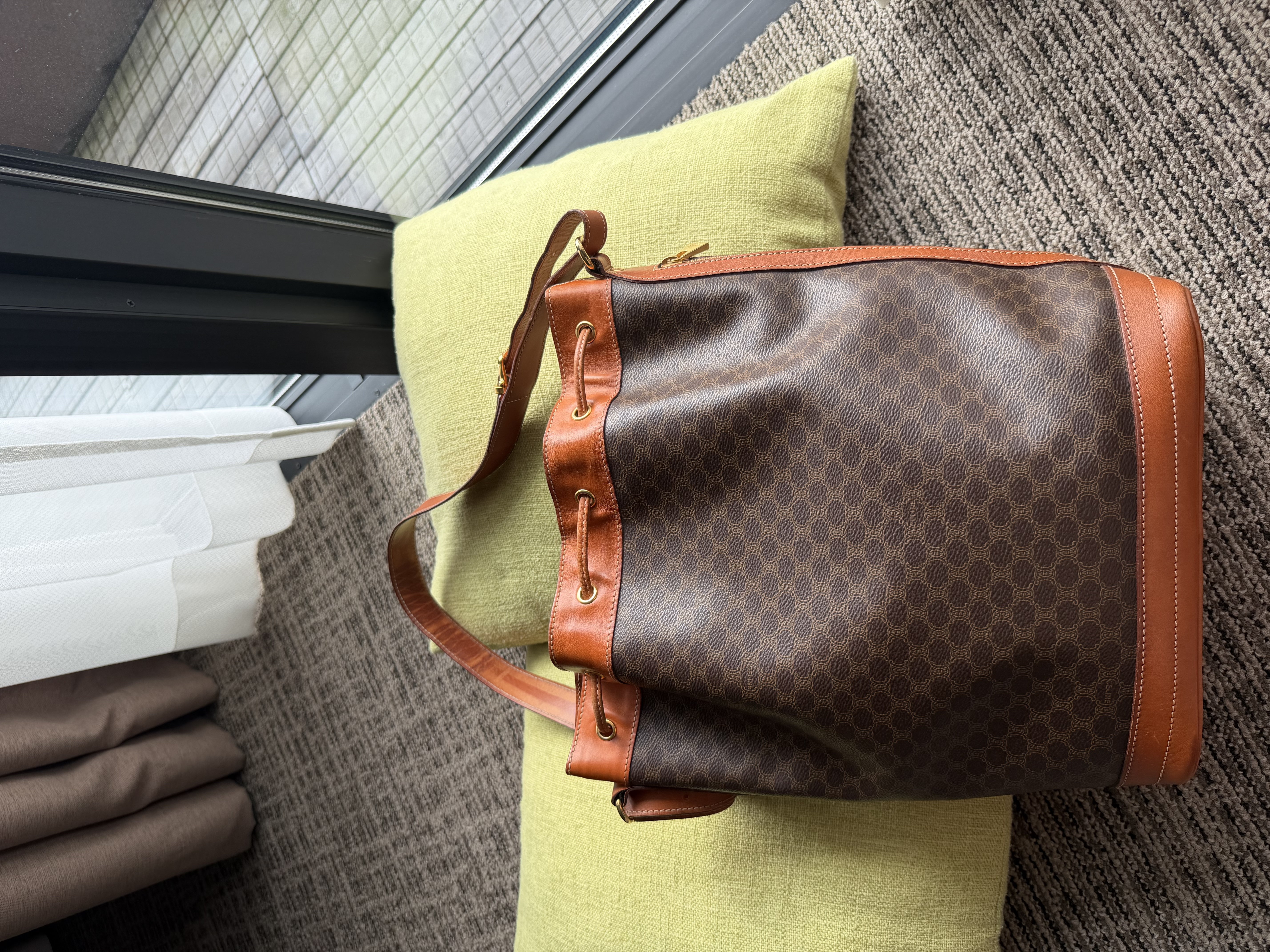 Vintage celine bucket bag